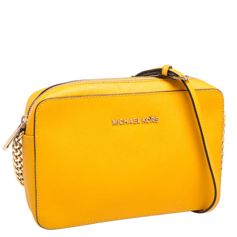 mustard yellow mk purse