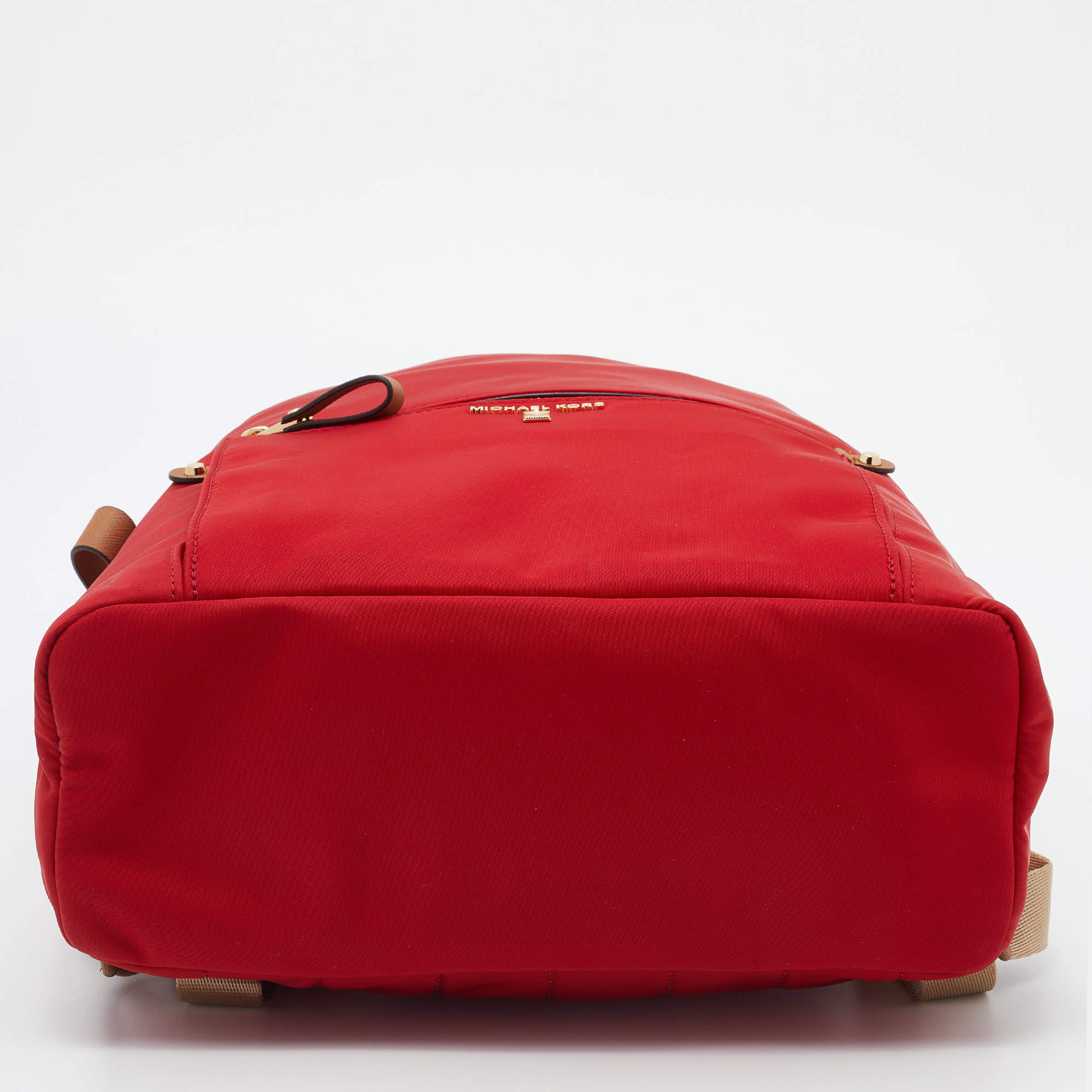Michael Kors Red Nylon Large Kelsey Backpack Michael Kors