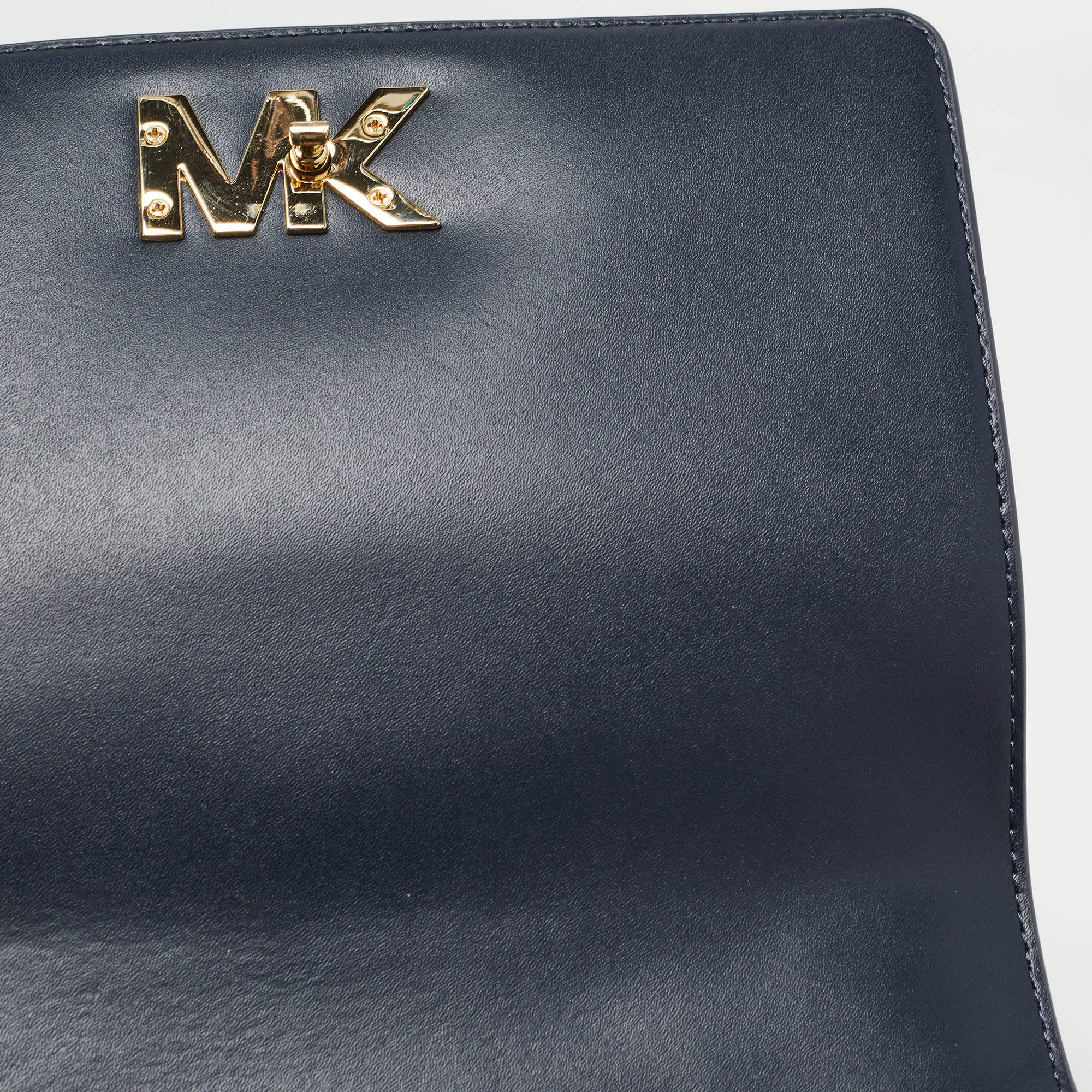 Michael Kors Mott Chain Swag Shoulder Bag – Luxe Teal/Admiral