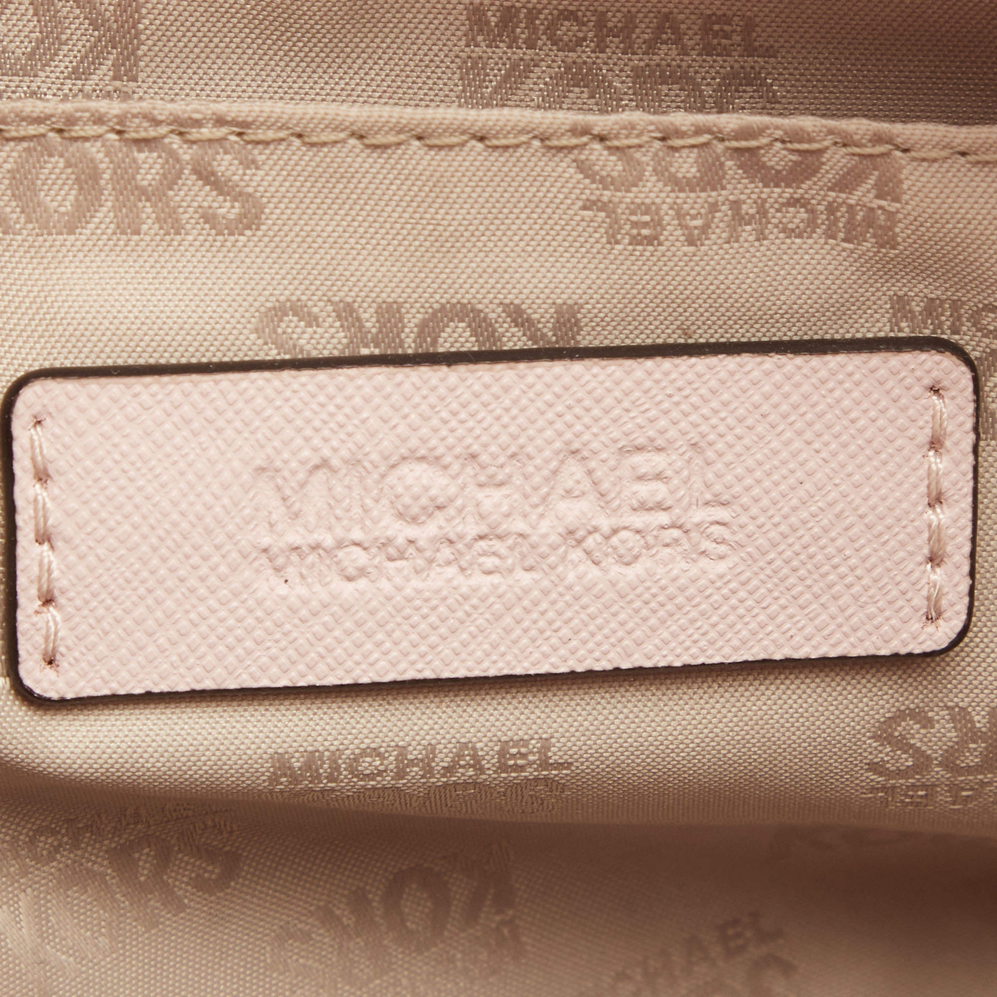 Michael Kors - Authenticated Jet Set Travel Bag - Leather Pink Plain for Women, Never Worn, with Tag