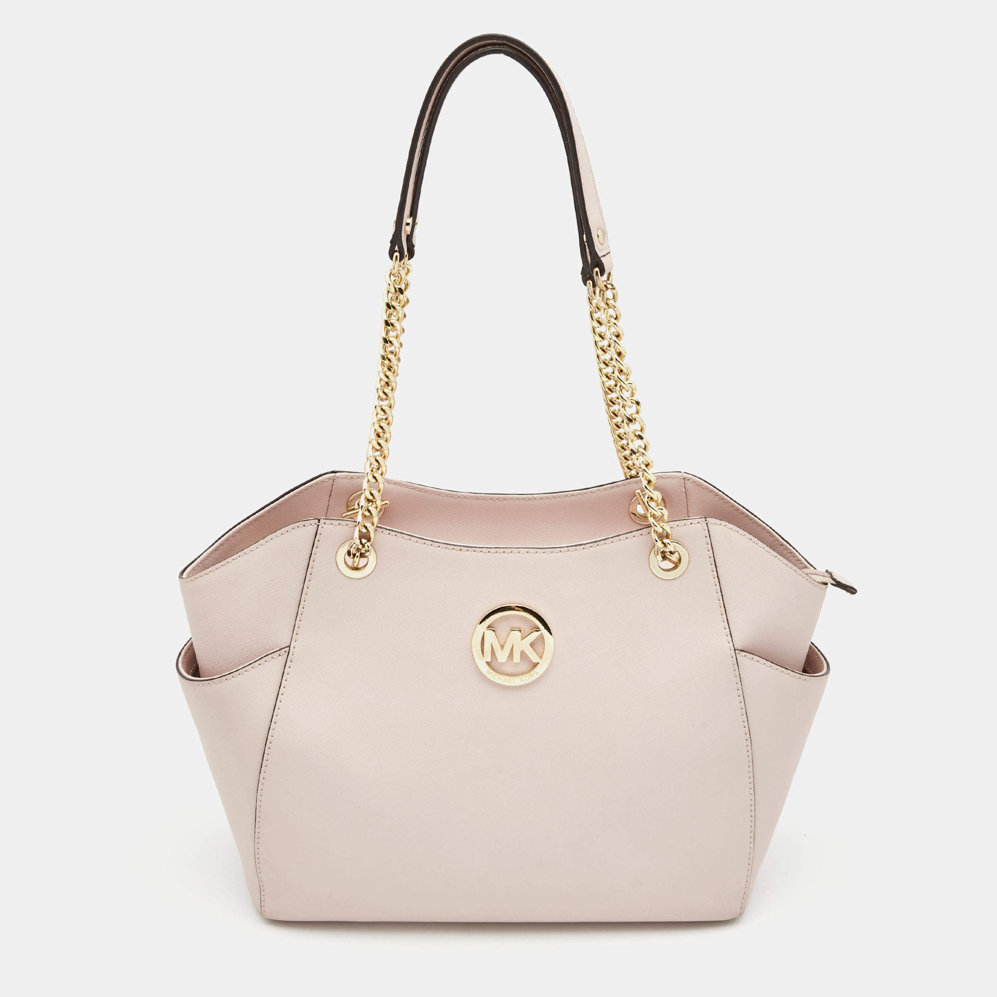 Michael Kors Bags | Michael Kors Jet Set Tote Bags | Color: Pink/White | Size: Os | Annamdel's Closet