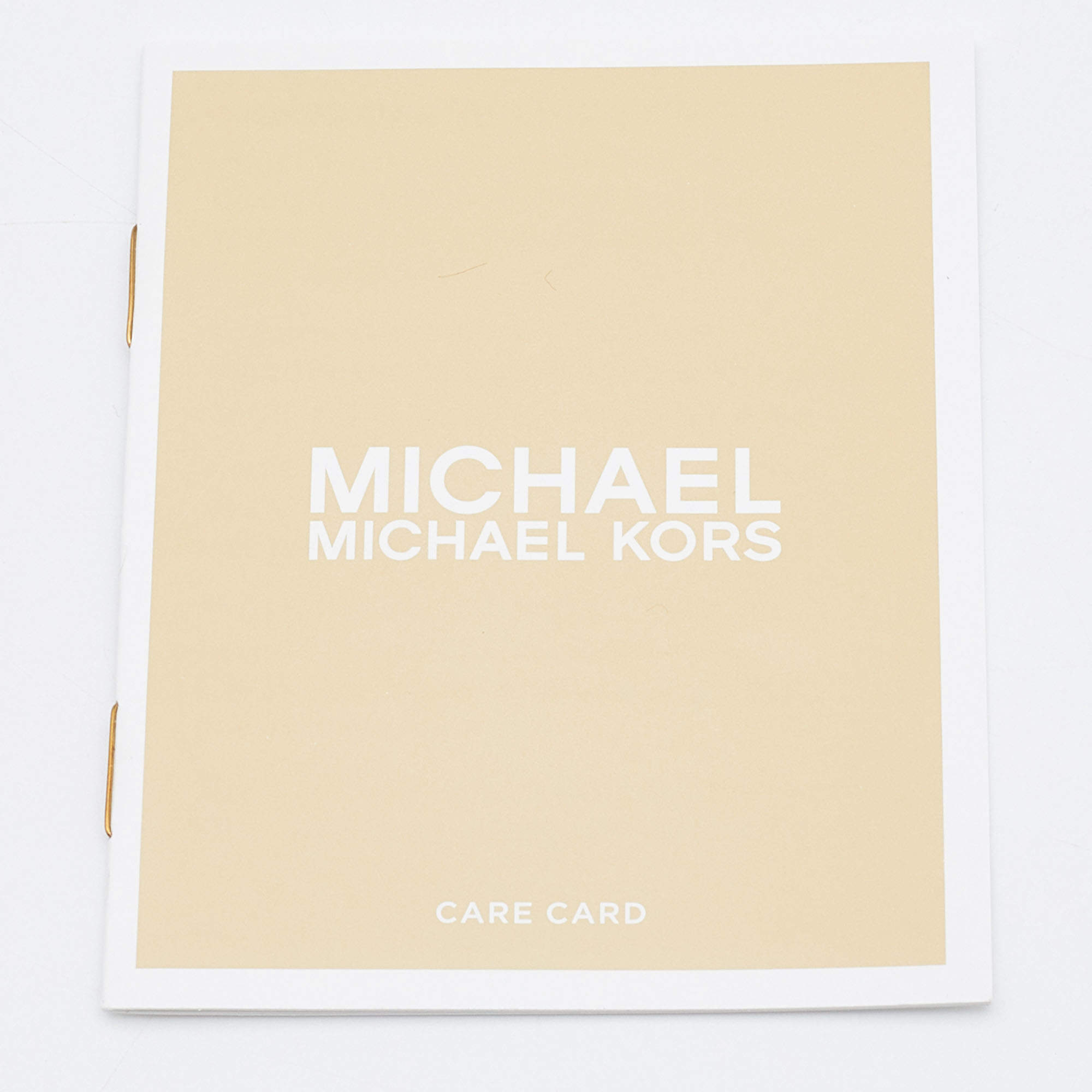 Michael Kors White Tan Signature Coated Canvas and Leather Carmen Satc