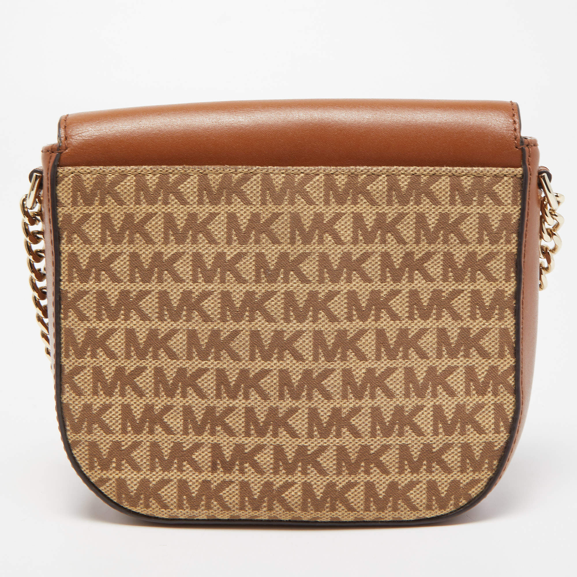 Michael Kors Women's Ginny Crossbody Bag, Color Brown price in Saudi Arabia,  Saudi Arabia