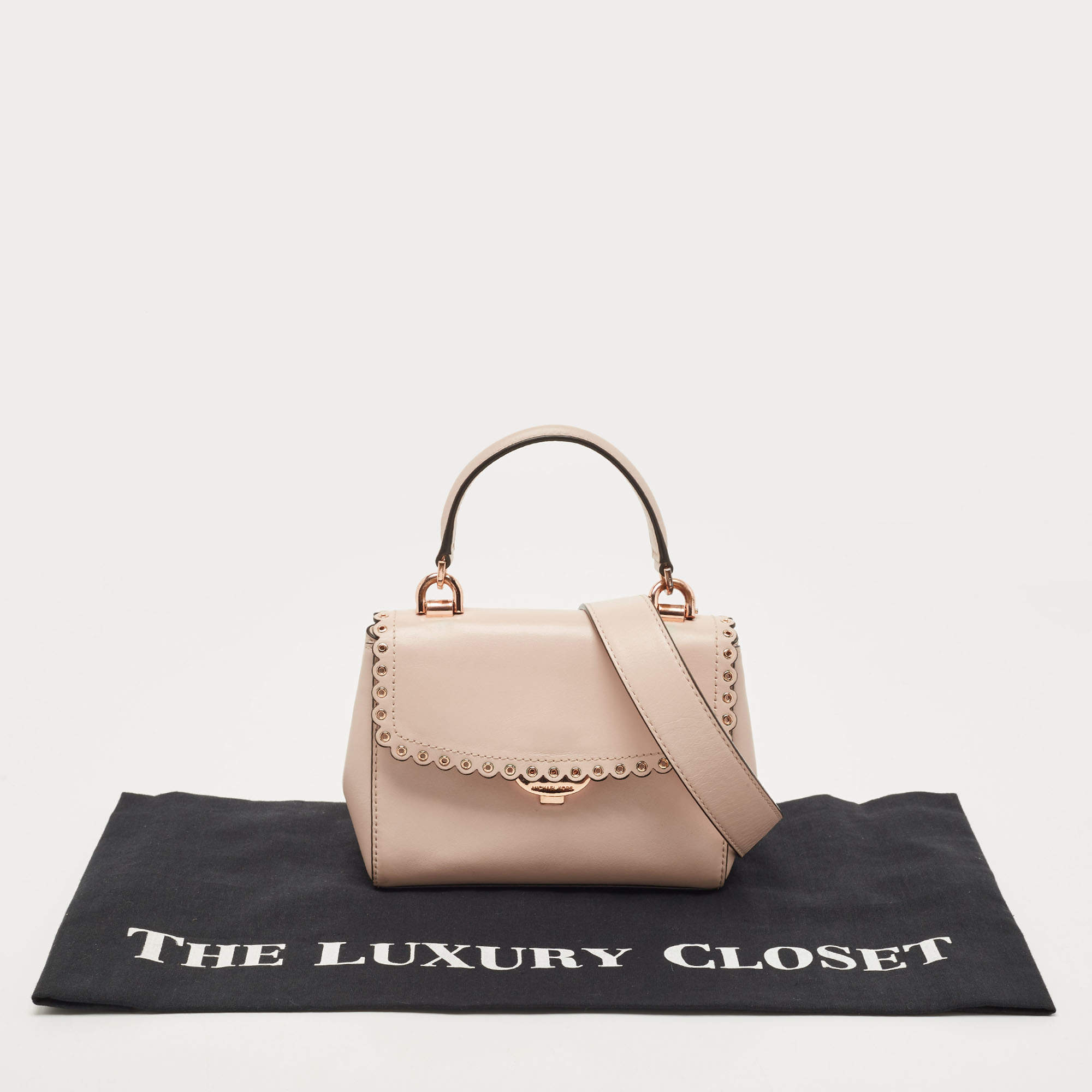 Michael Kors Pink Leather Ava Top Handle Bag Michael Kors | The Luxury  Closet