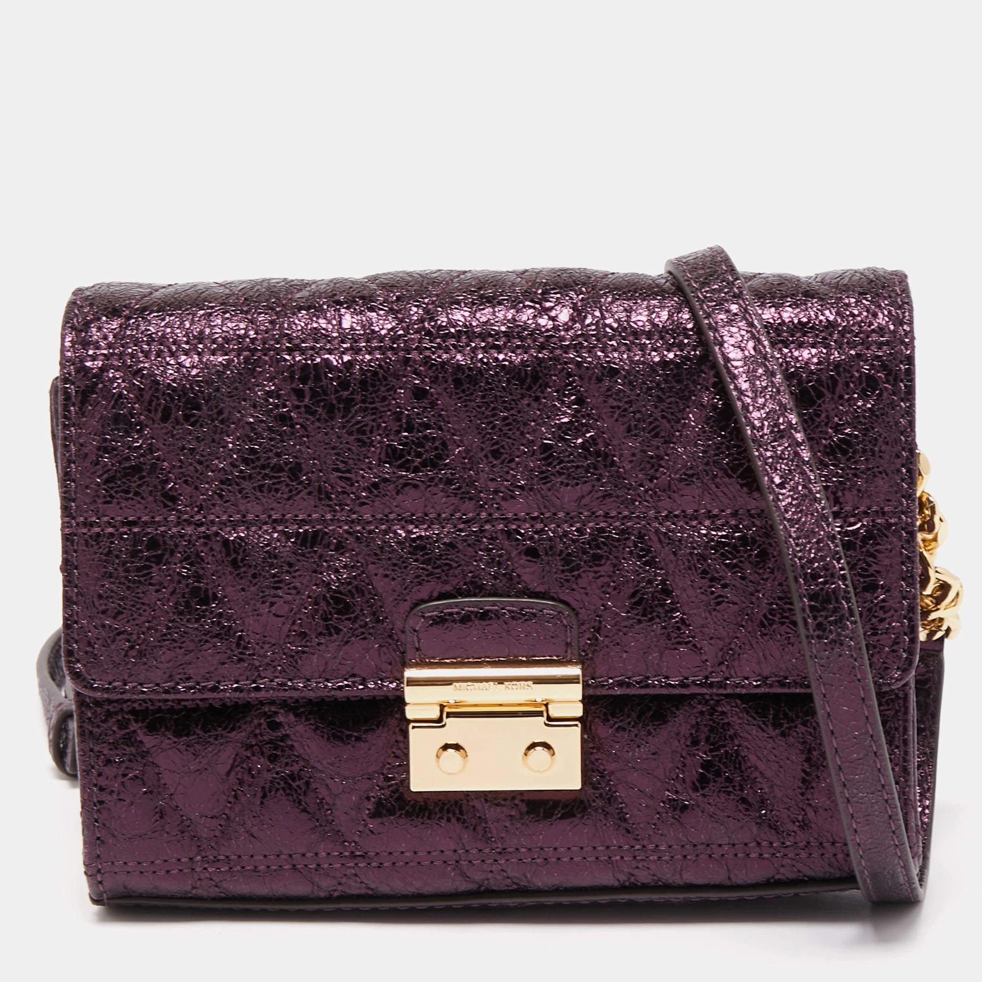 Michael kors sales purple crossbody