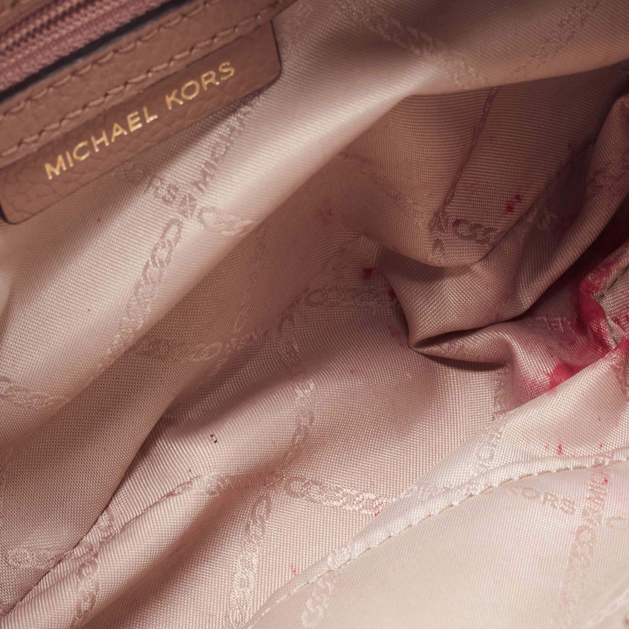 Michael Kors Beige Leather Small Ginny Camera Crossbody Bag Michael Kors |  The Luxury Closet