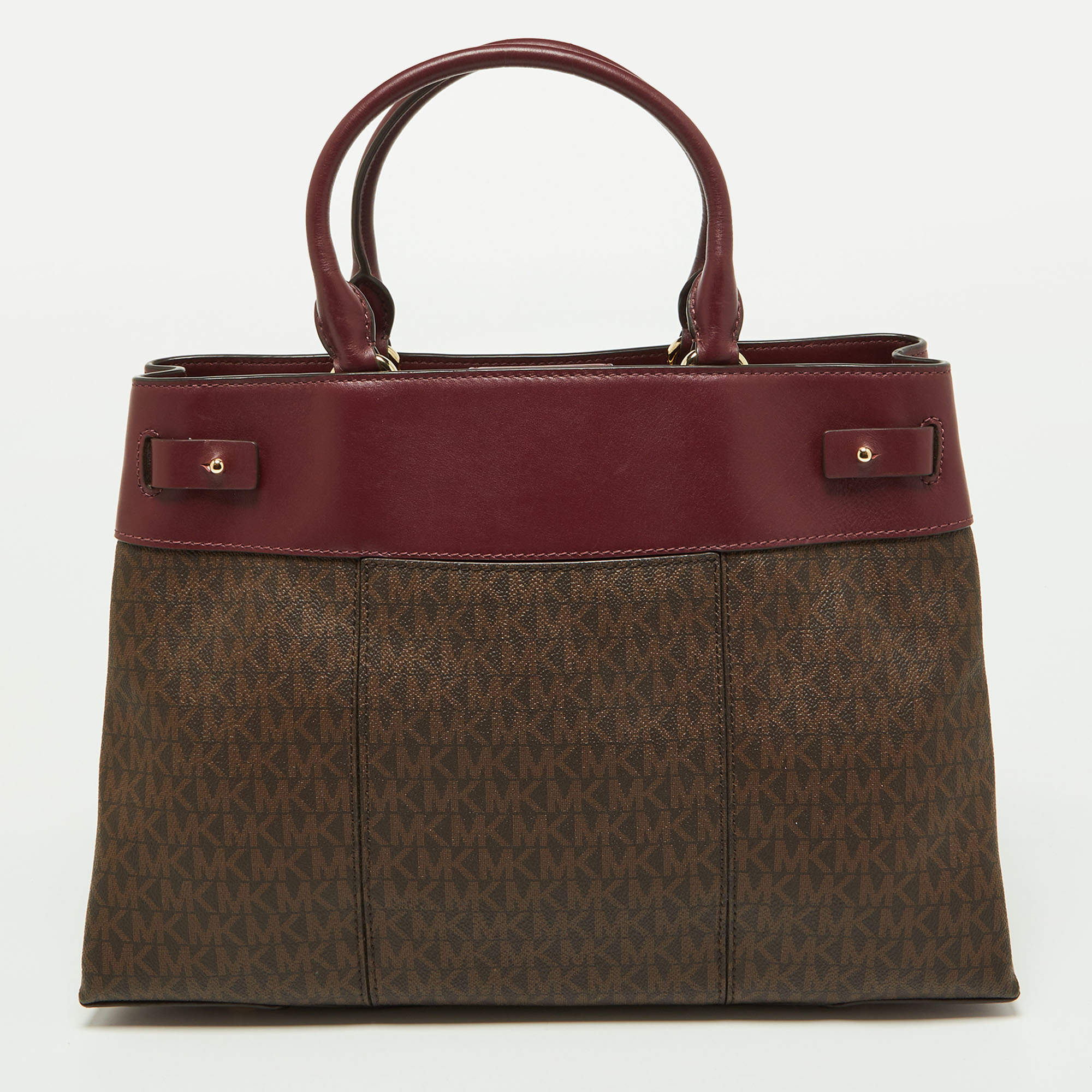 Michael kors gramercy outlet signature satchel