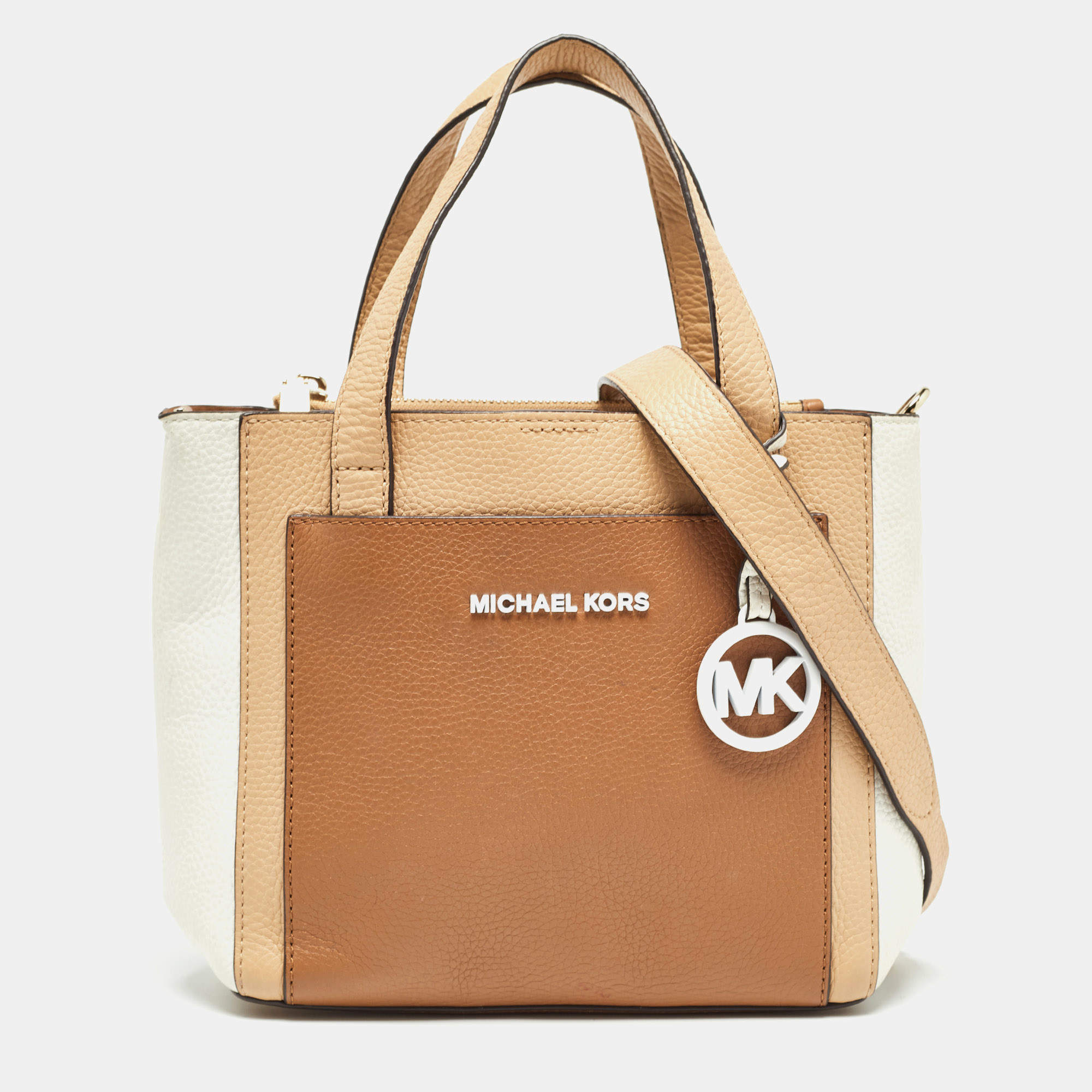 Michael Kors Tricolor Leather Small Gemma Tote