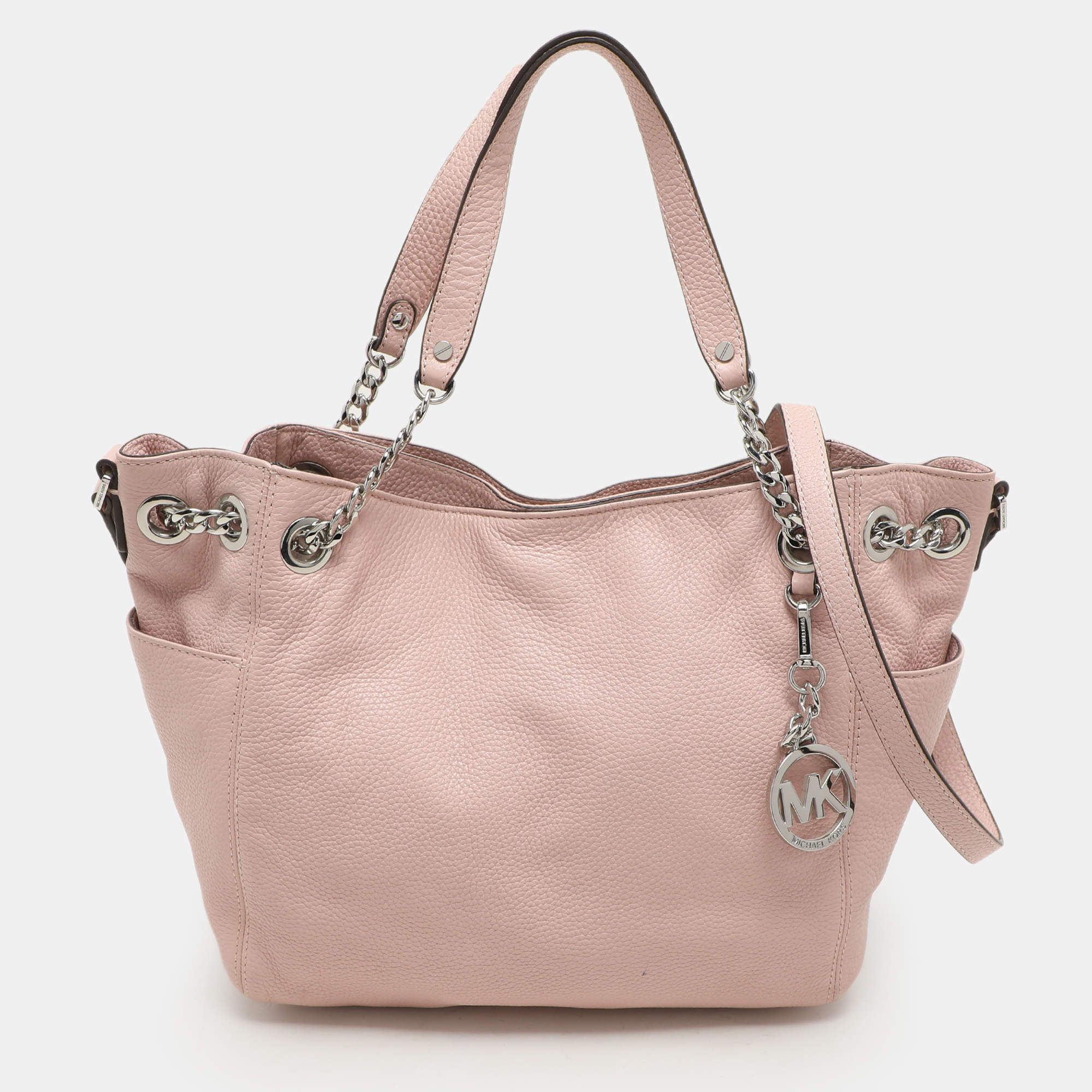 MICHAEL Michael Kors Pink Leather Jet Set Chain Satchel