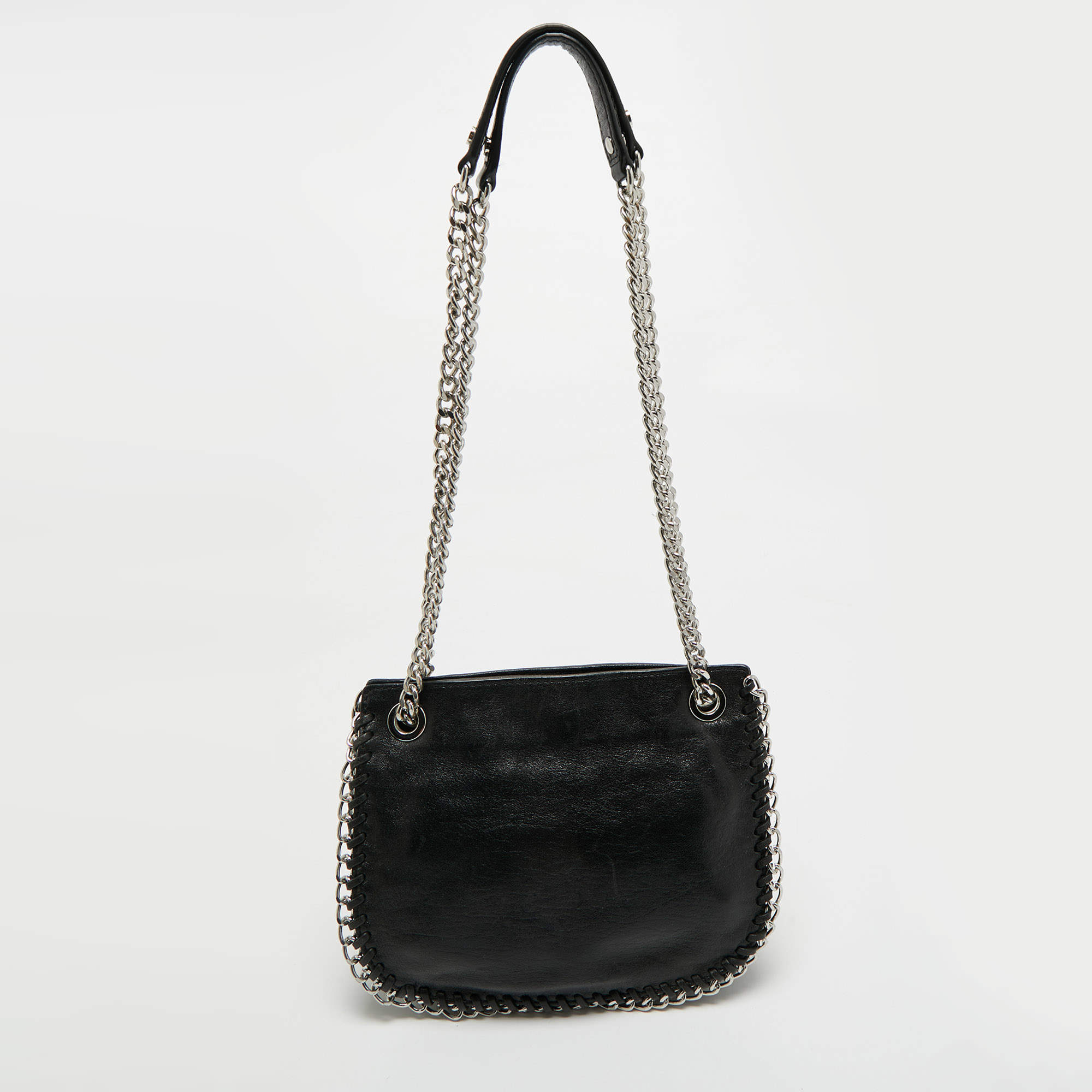Michael Kors Black Leather Jade Crossbody Bag MICHAEL