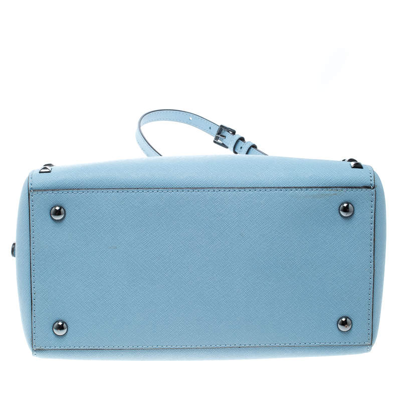 michael kors blue studded purse