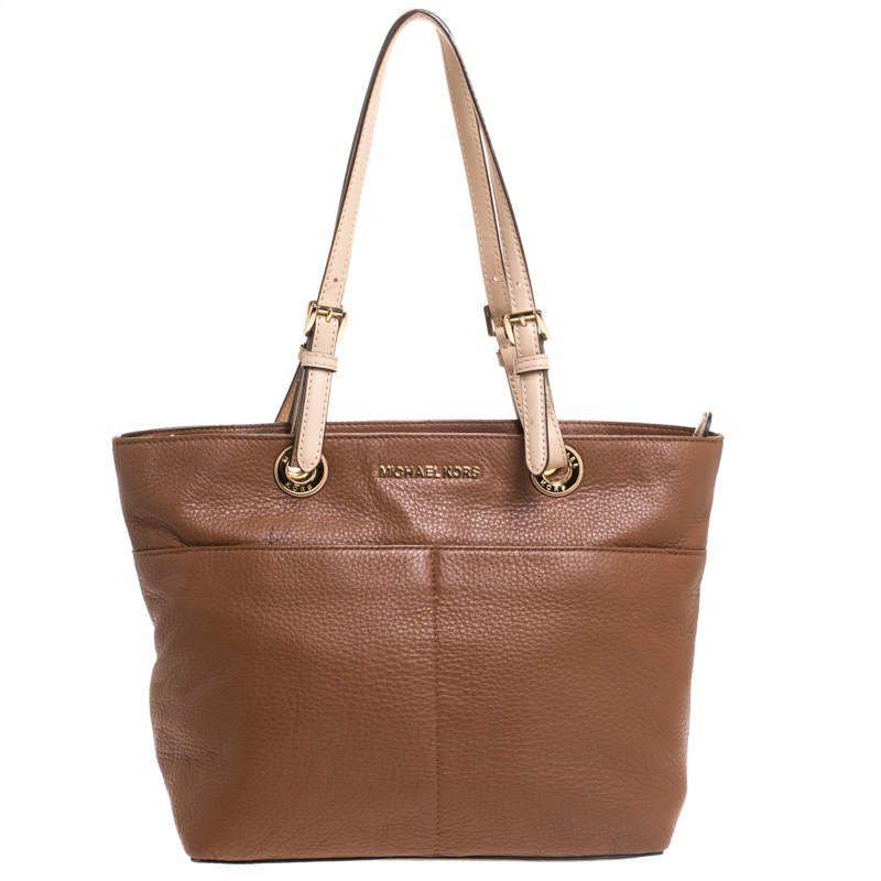 مملوكة مسبقًا MICHAEL Michael Kors Brown Leather Bedford Tote