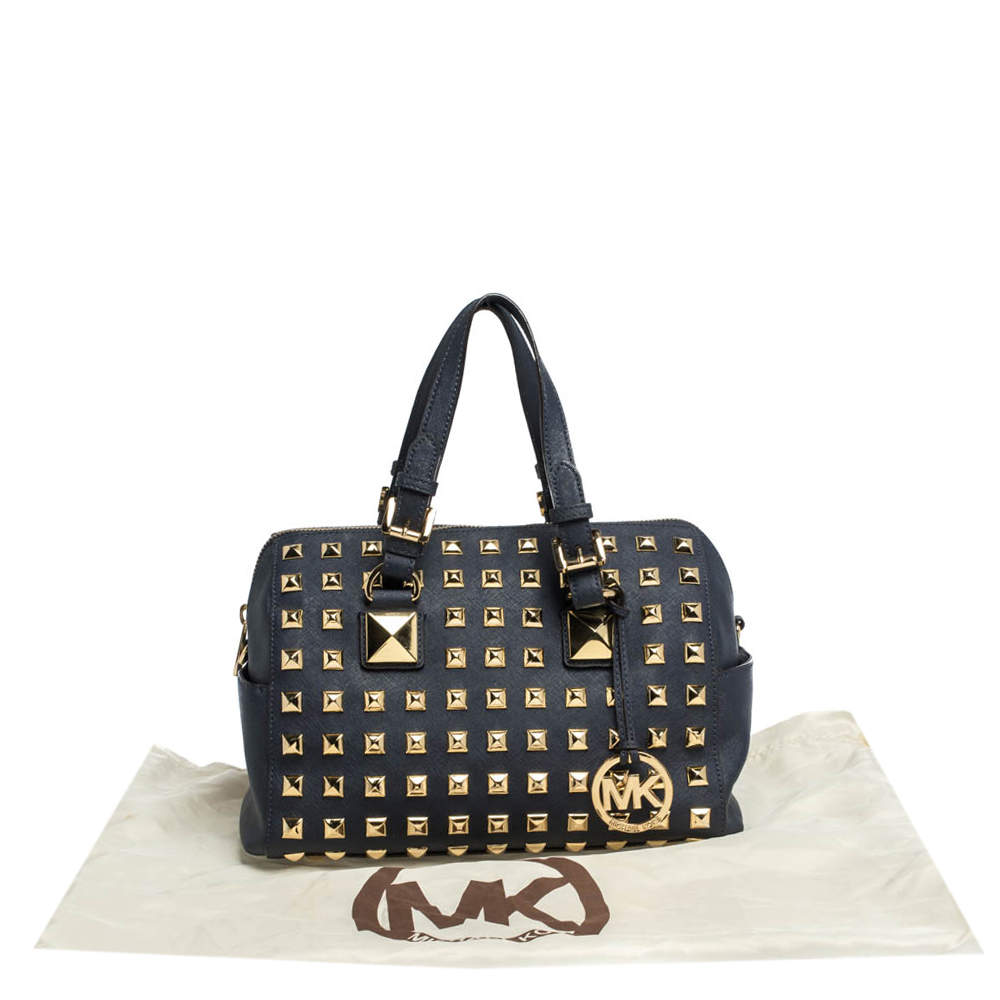 michael kors grayson women's handbag satchel black