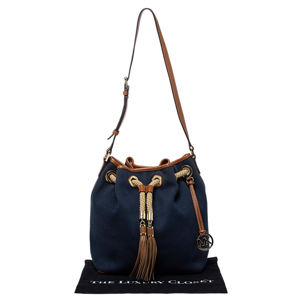 Michael Kors Navy Blue Bag — bows & sequins