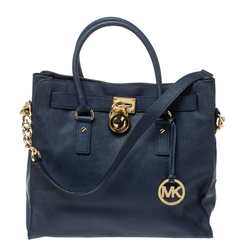 Michael kors hamilton hot sale navy