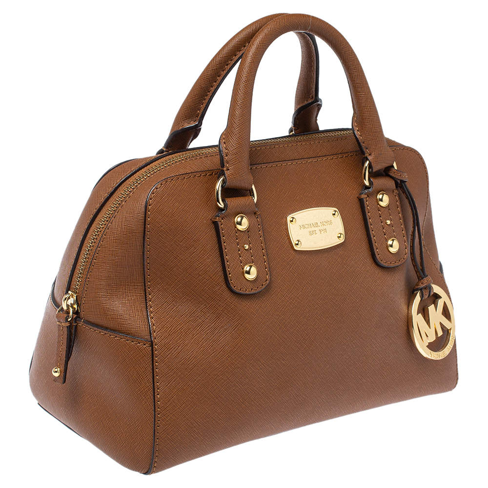 Michael Michael Kors Brown Leather Small Satchel