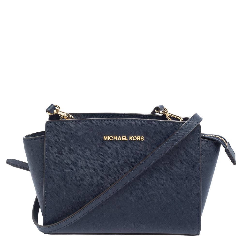 MICHAEL KORS JET SET TRAVEL CHAIN SHOULDER TOTE BAG IN NAVY Luxury Bags   Wallets on Carousell