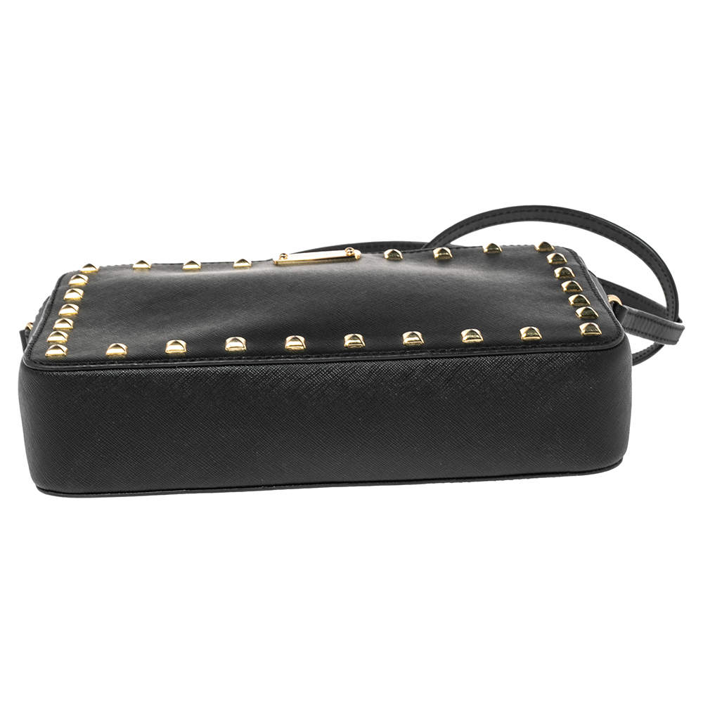 Michael Michael Kors Sandrine Stud Crossbody w/ Tags - Black Crossbody  Bags, Handbags - WM554840