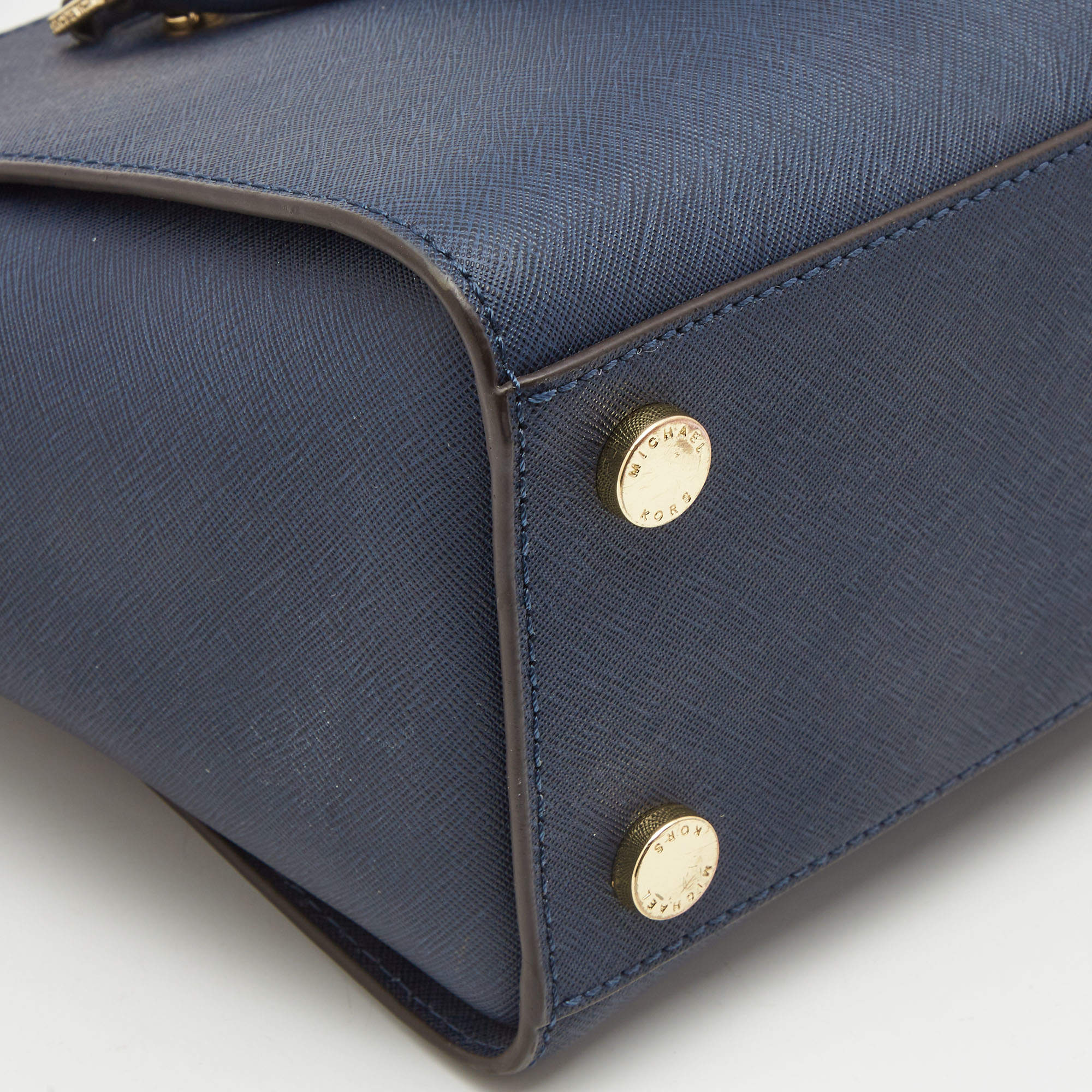 Michael Kors Karlie Medium Leather Satchel Bag - Pale Blue 30F1GCDS2L-487  194900927892 - Handbags - Jomashop