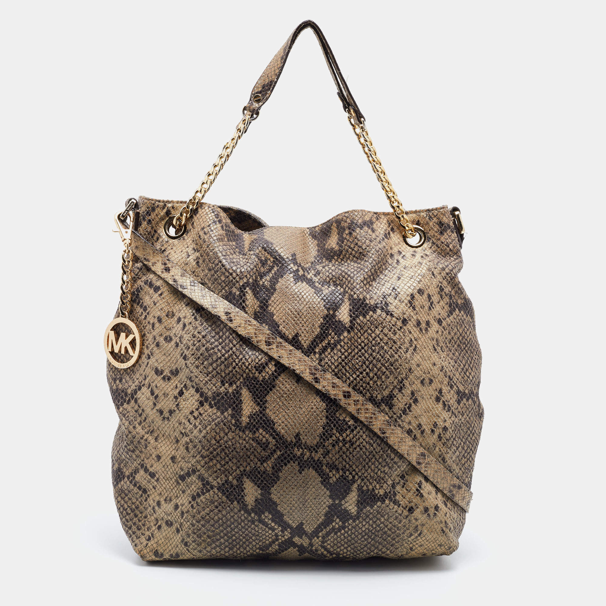 Michael Kors Snake Print Satchel Bag FREE SHIPPING, Women's Fashion, Bags &  Wallets, Cross-body Bags on Carousell