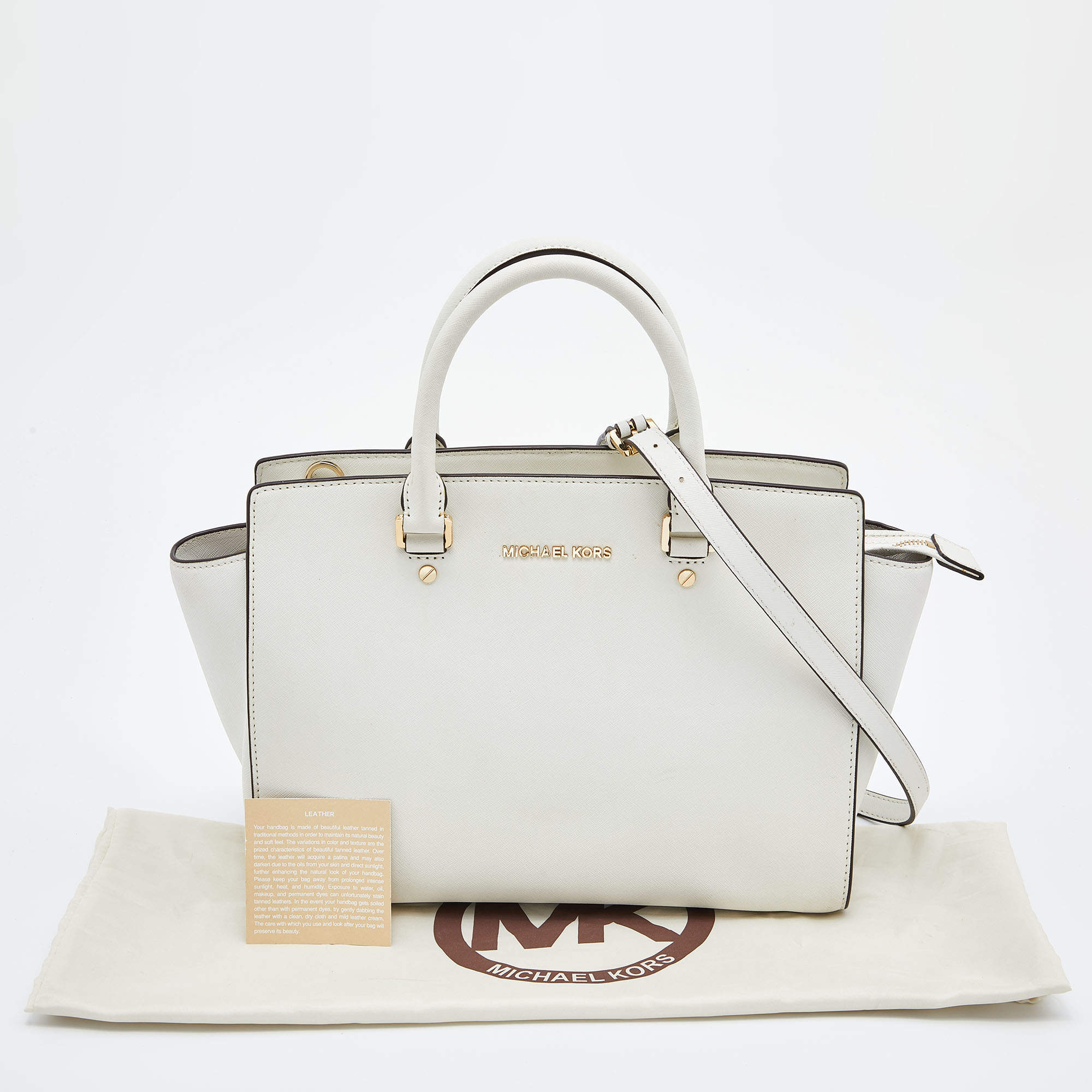 Michael kors best sale selma white