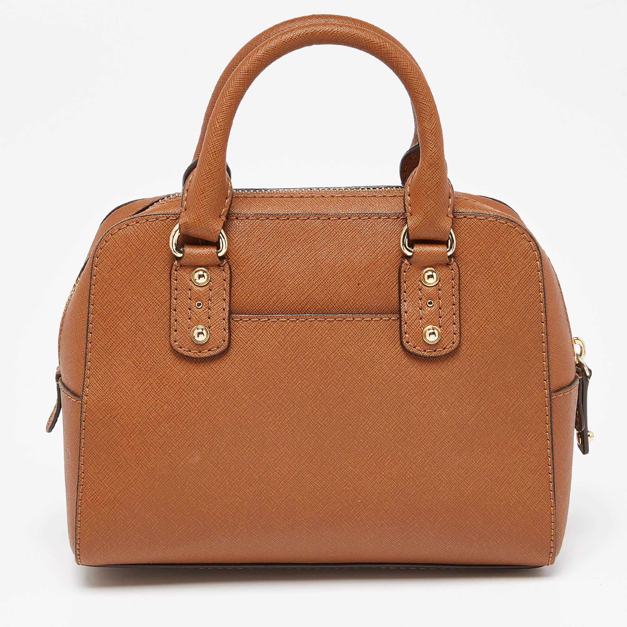 MICHAEL Michael Kors Brown Leather Satchel