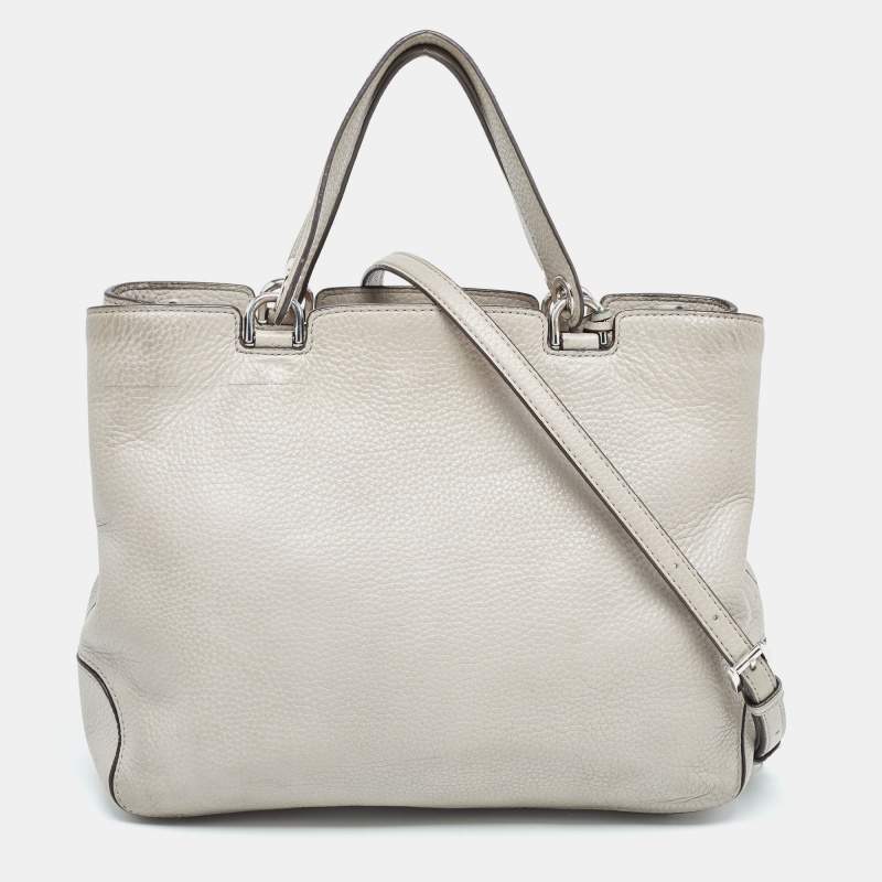 MICHAEL Michael Kors Grey Leather Anabelle Tote