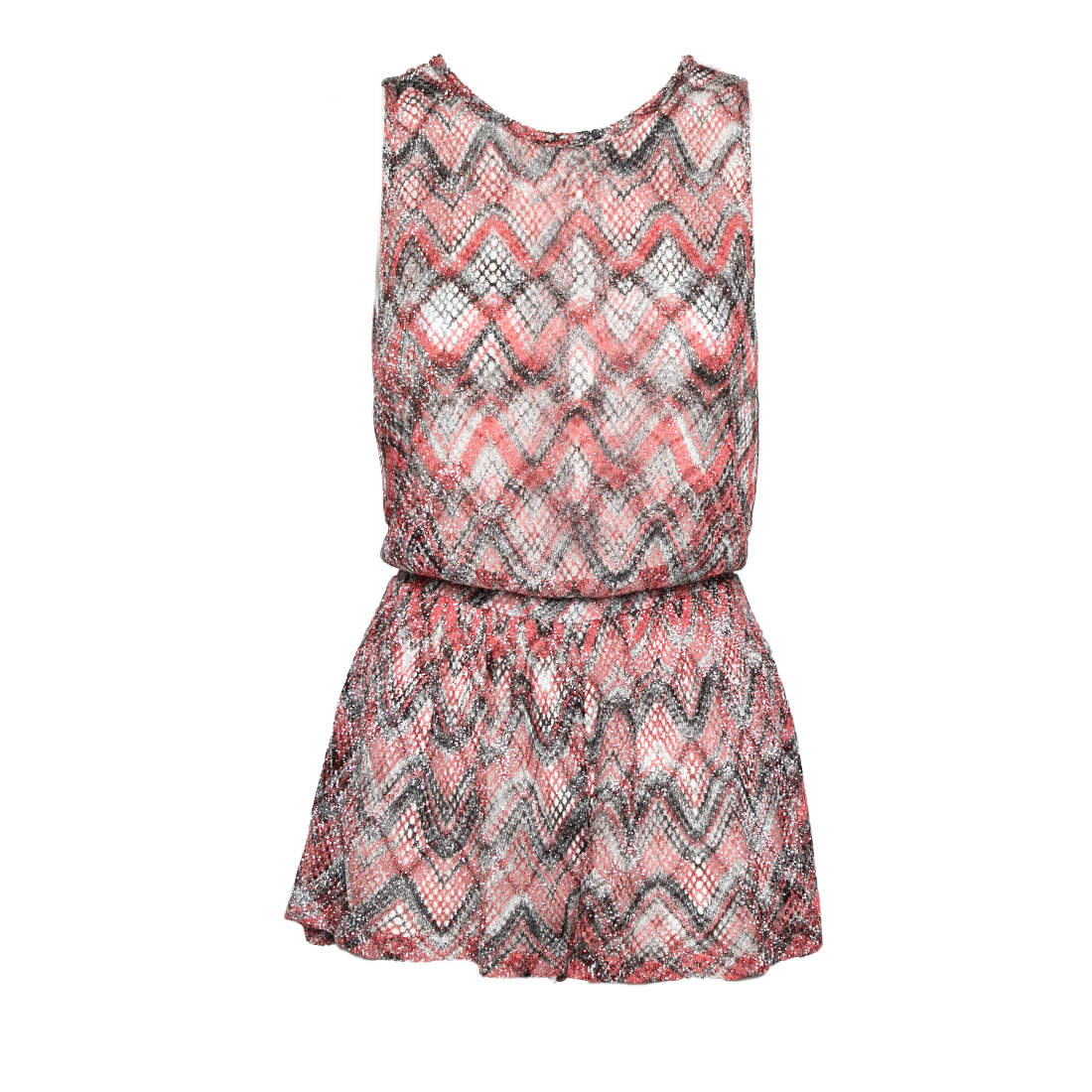 Missoni Mare Multicolor Patterned Lurex Knit Jumpsuit S