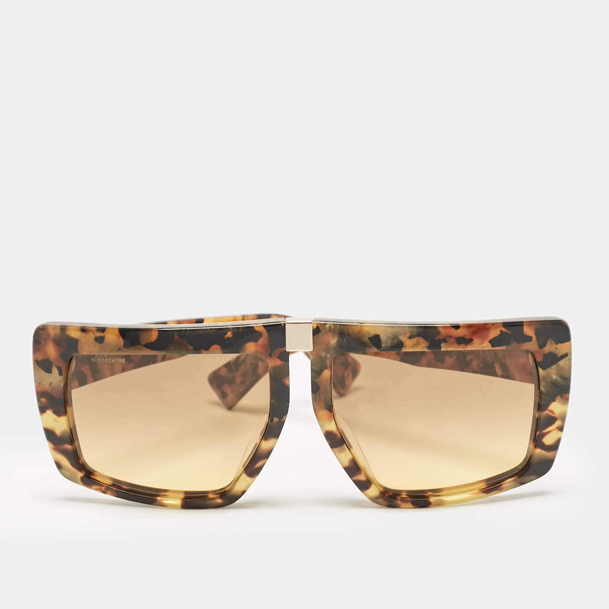 Miu Miu Havana/Brown Gradient SMU05O Rectangle Sunglasses