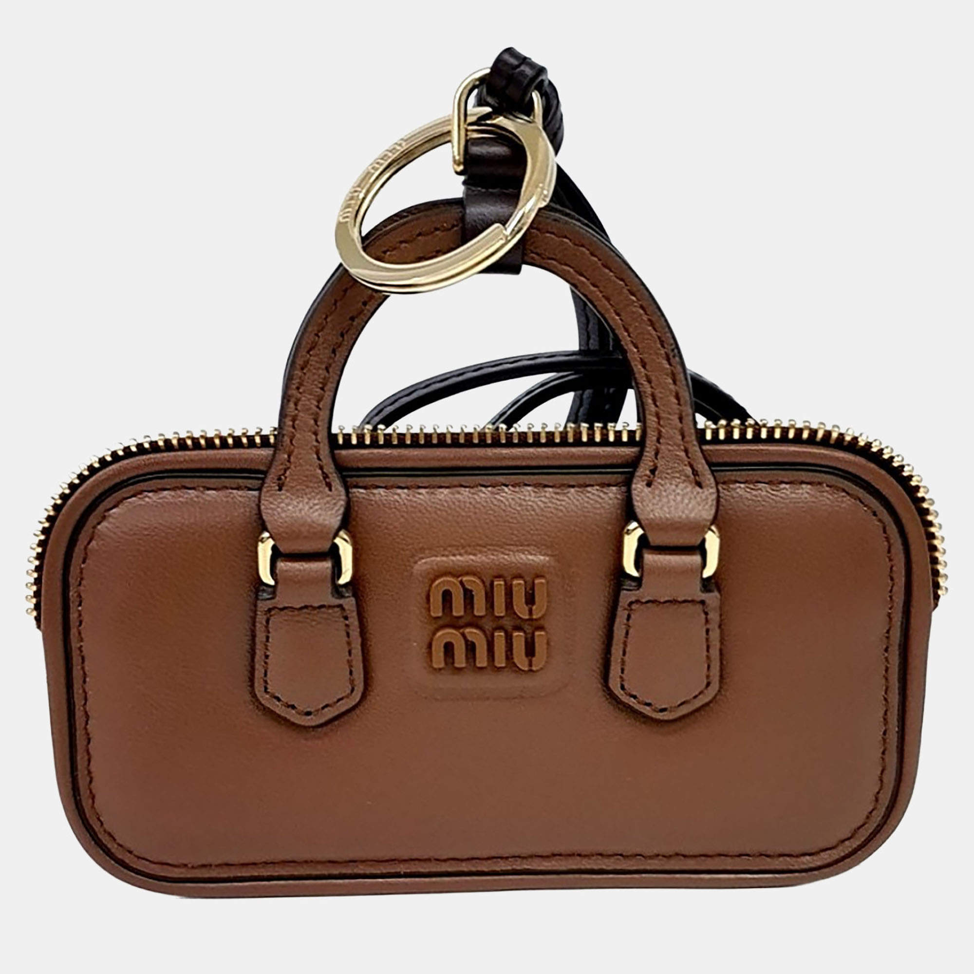 Pre Owned Miu Miu keyring and bag charm
