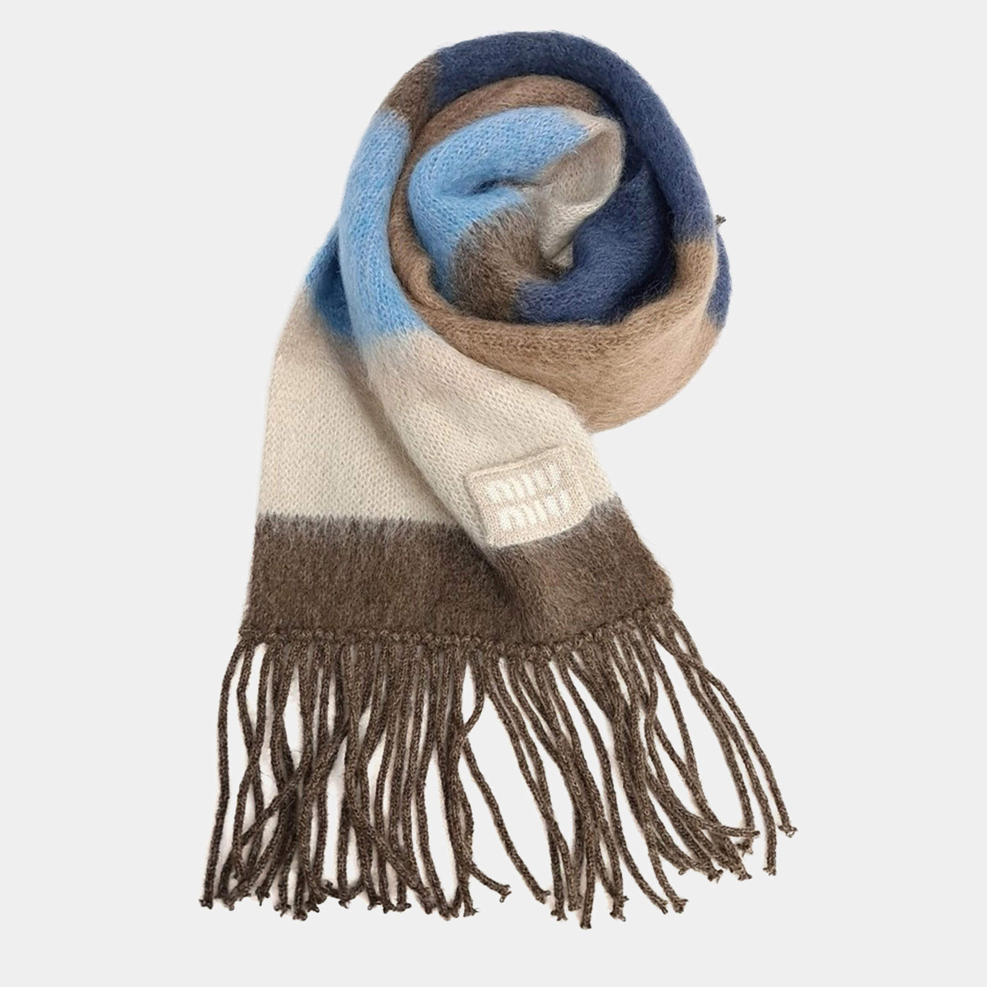 Pre Owned Miu Miu Wool Scarf