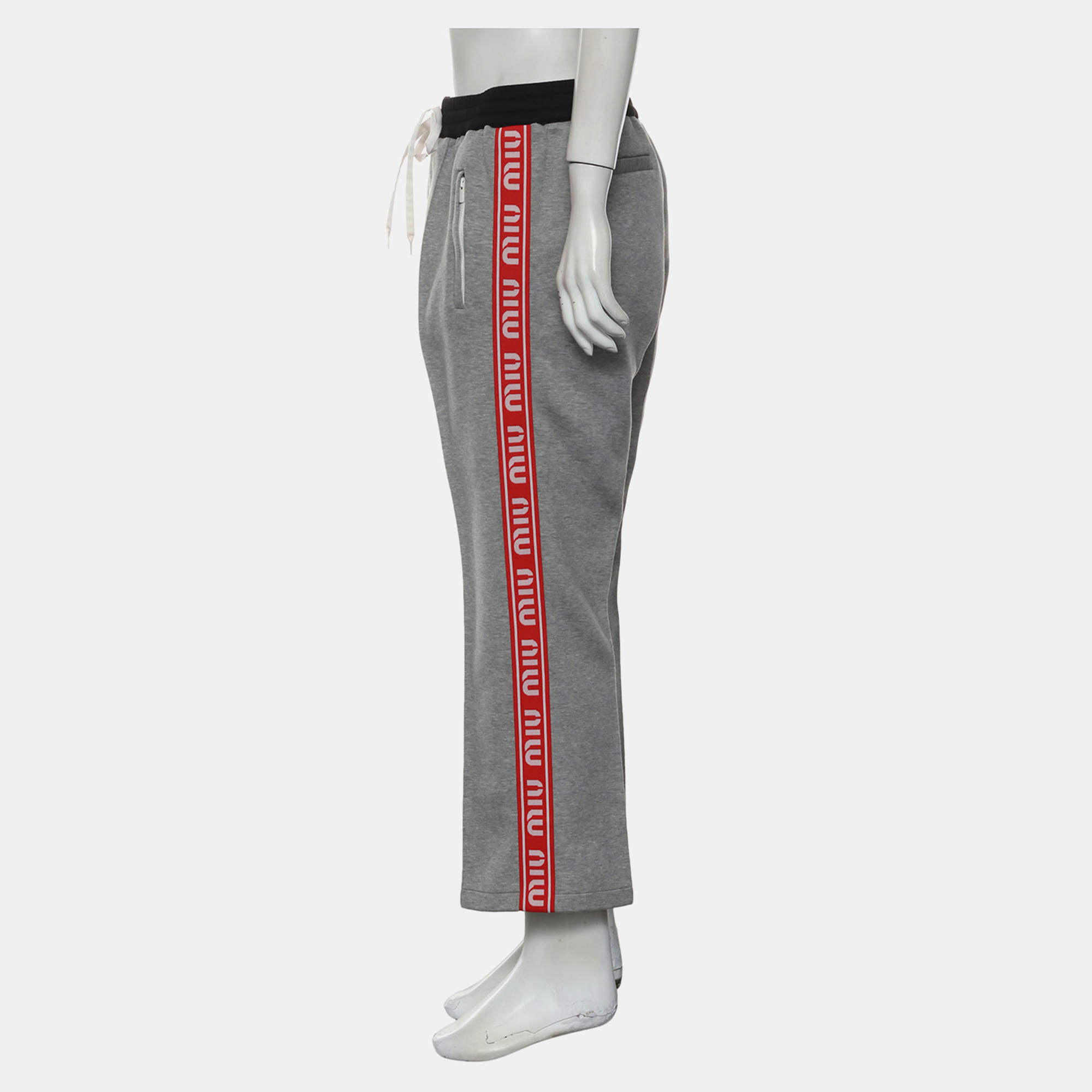 ☆送料・関税込☆MIU MIU★EMBROIDERED COTTON JOGGER PANTS★ 19302554_42701069_322.jpg