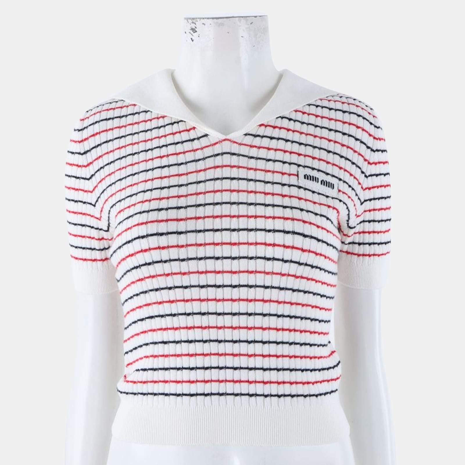 Pre Owned Miu Miu short-sleeve knit 38