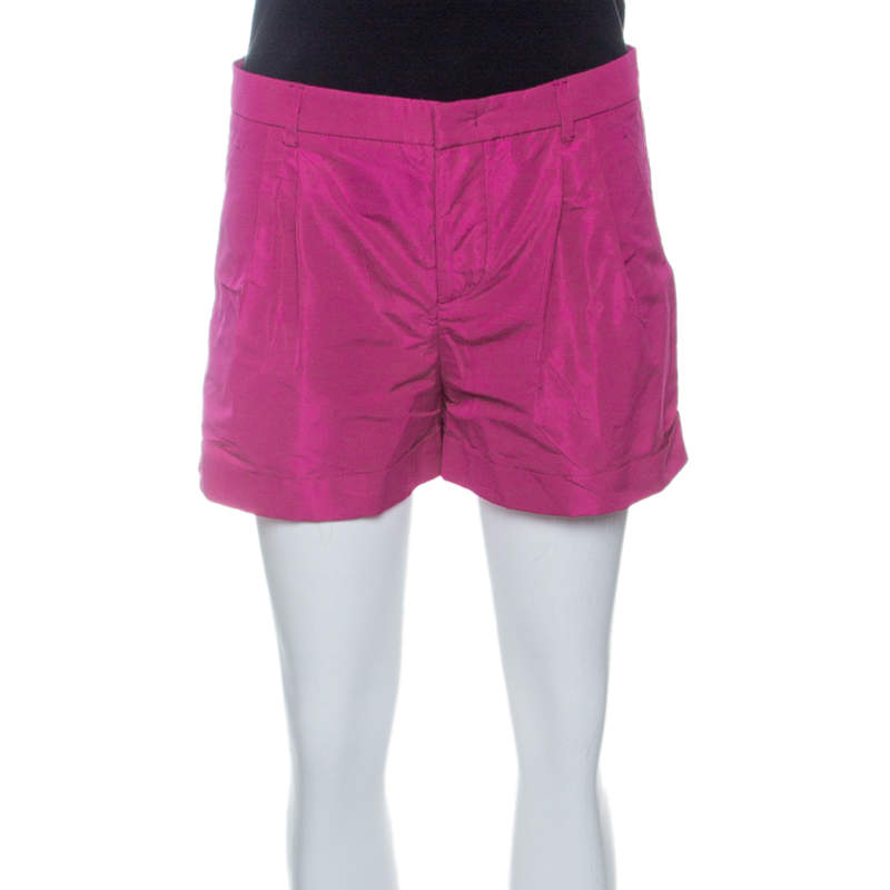 Miu Miu Hot Pink Mini Shorts S