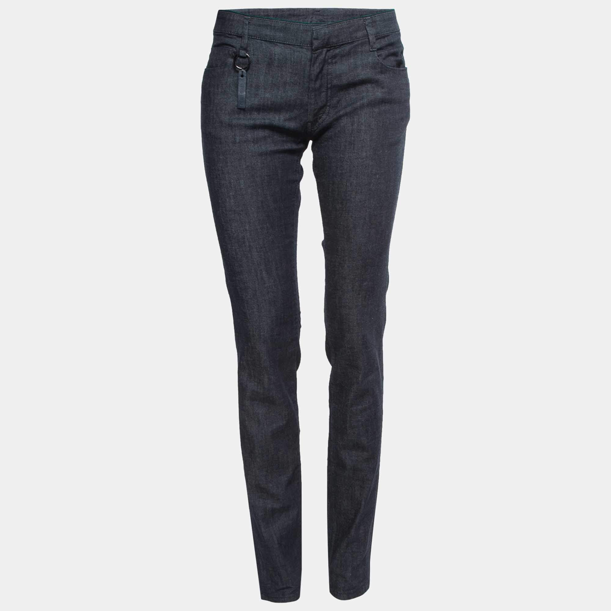 Miu Miu Blue Denim Slim Fit Jeans M Waist 34"