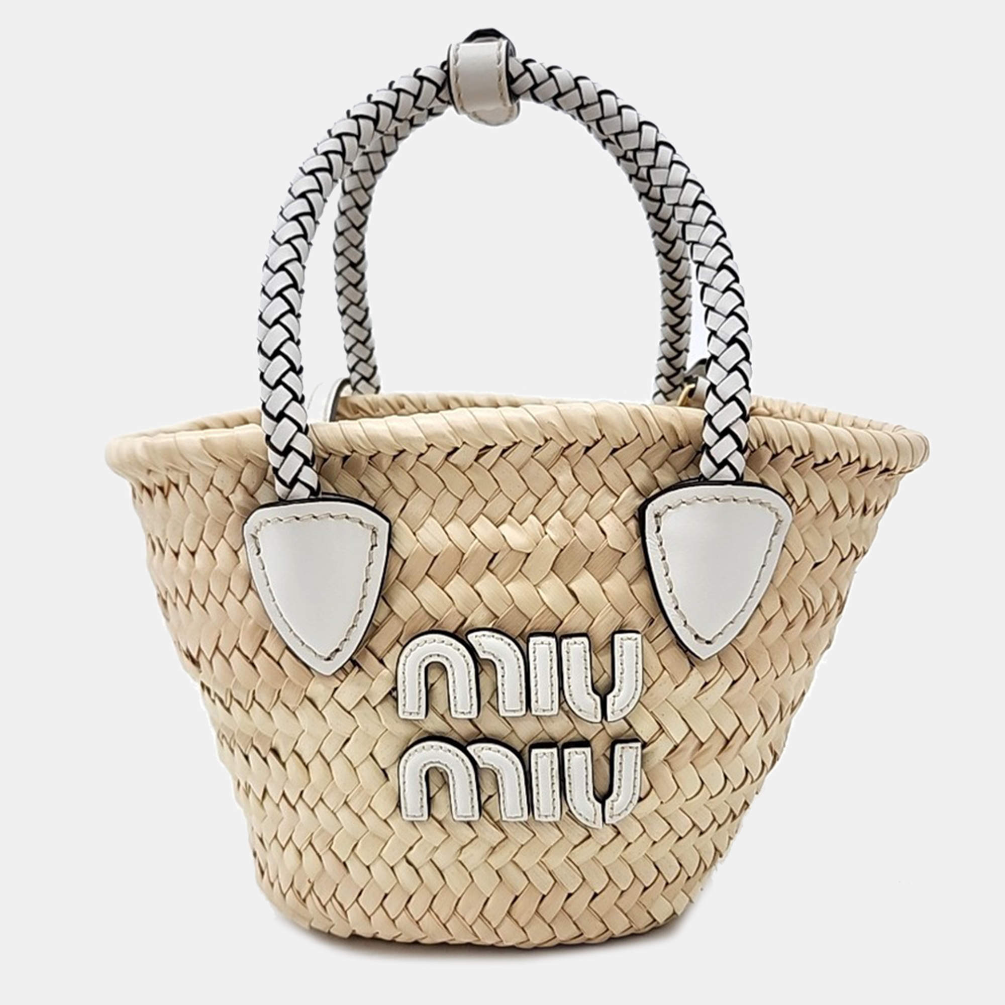 [MiuMiu]★Raffia Shoulder Bag★Tan MIU MIU Wander Wicker Hobo Bag in Tan | COCOON