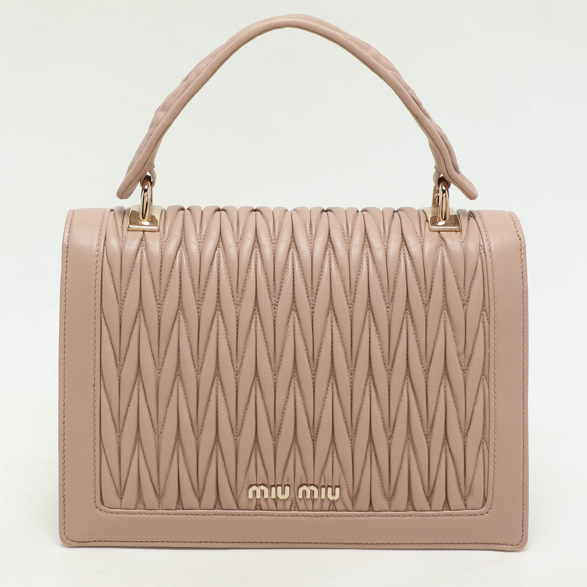Miu Miu Pink Nappa Crystal Handbag Miu Miu | TLC