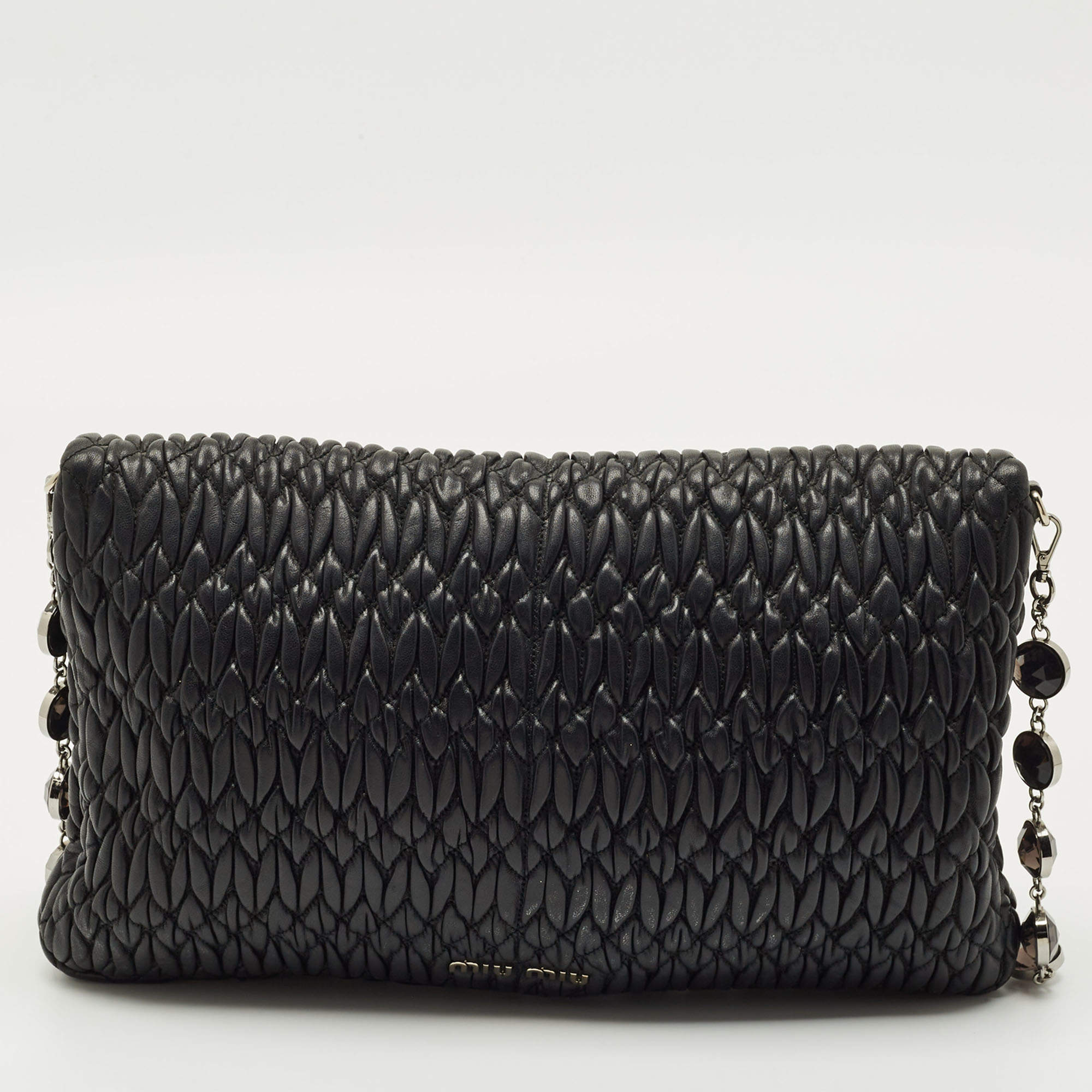 Miu Miu Pink Matelasse Leather Crossbody Bag Miu Miu | TLC US