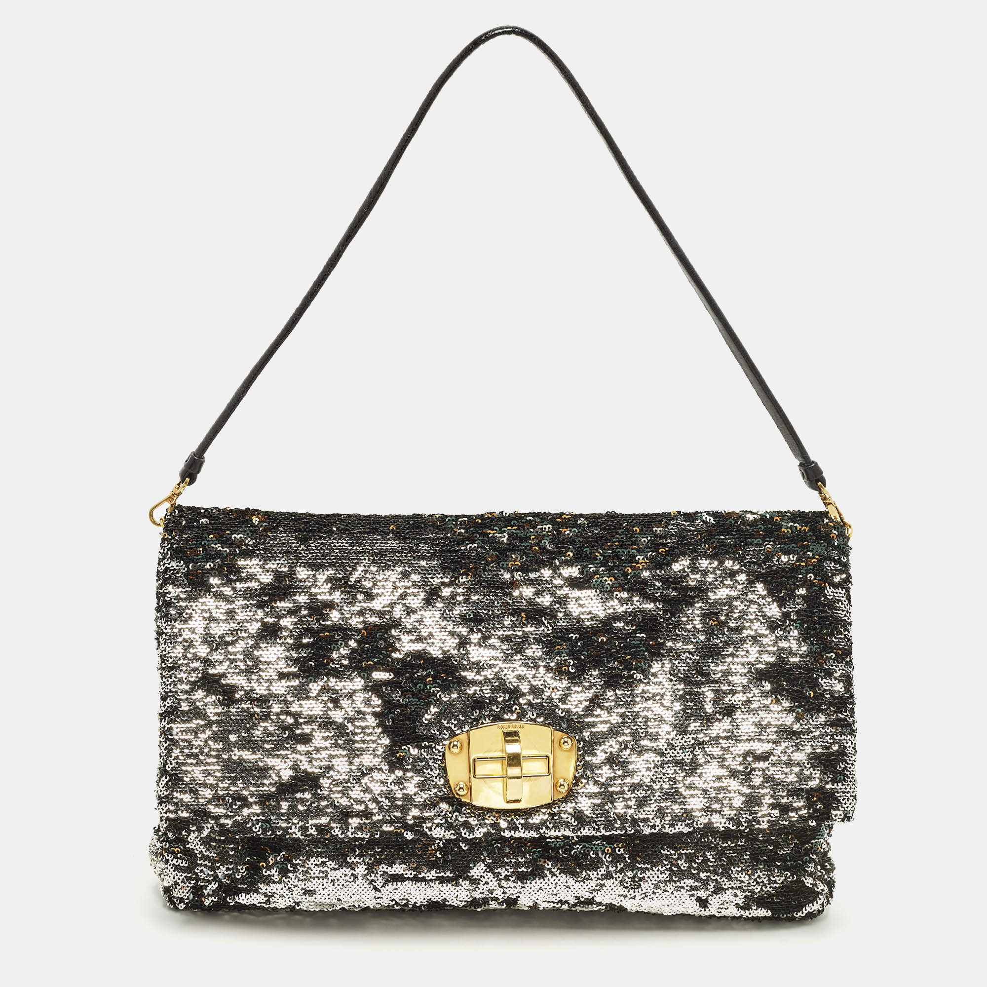 Pre Owned Miu Miu Multicolor Sequins Pochette