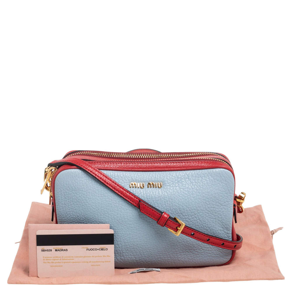 Miu miu double zip crossbody hot sale