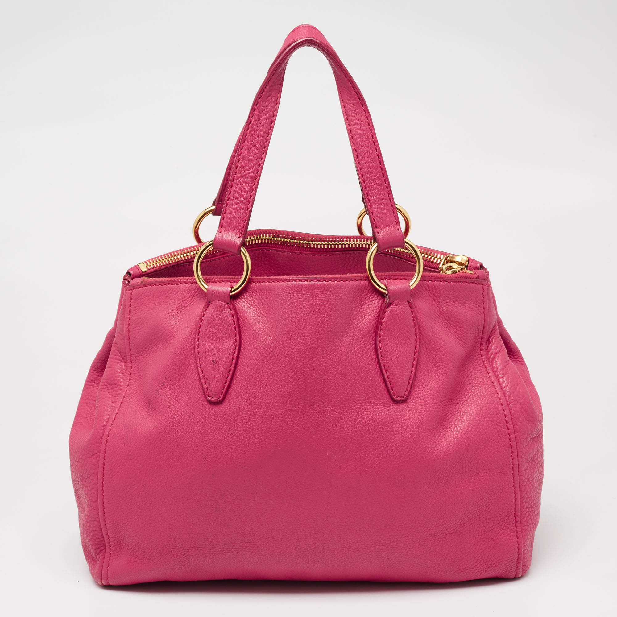 Miu Miu Red Vitello Lux Leather Bow Top Handle Bag Miu Miu | The Luxury  Closet