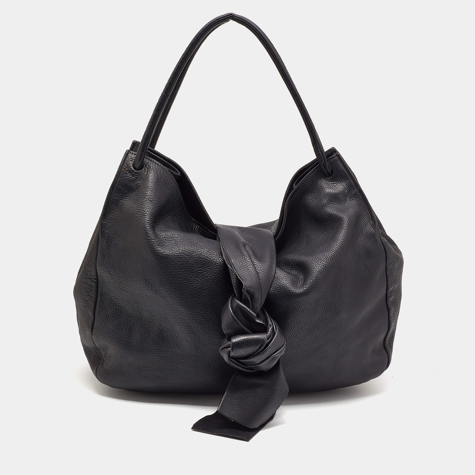 Miu Miu Black Leather Hobo