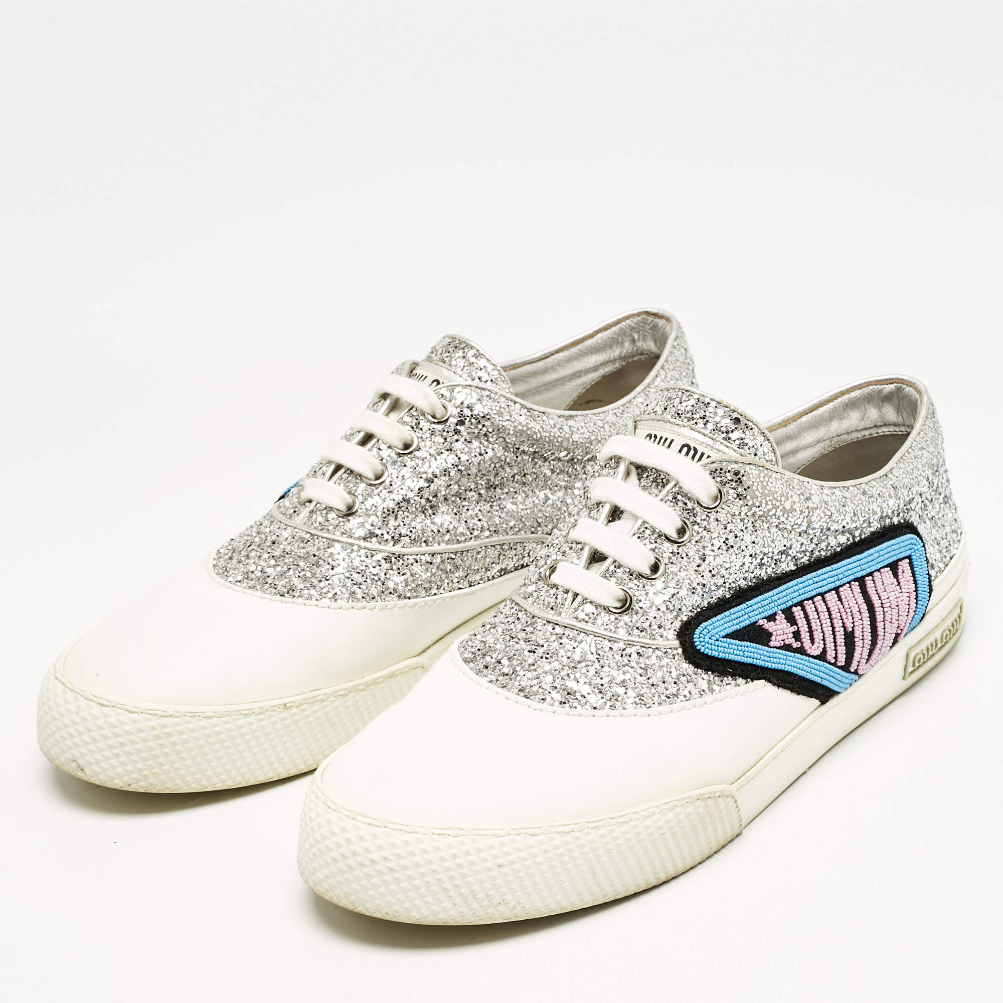 【25SS NEW】MiuMiu_women /レザー パンプス/Beige ミュウミュウ miumiu リボン レザー パンプス オープントゥ 12.5