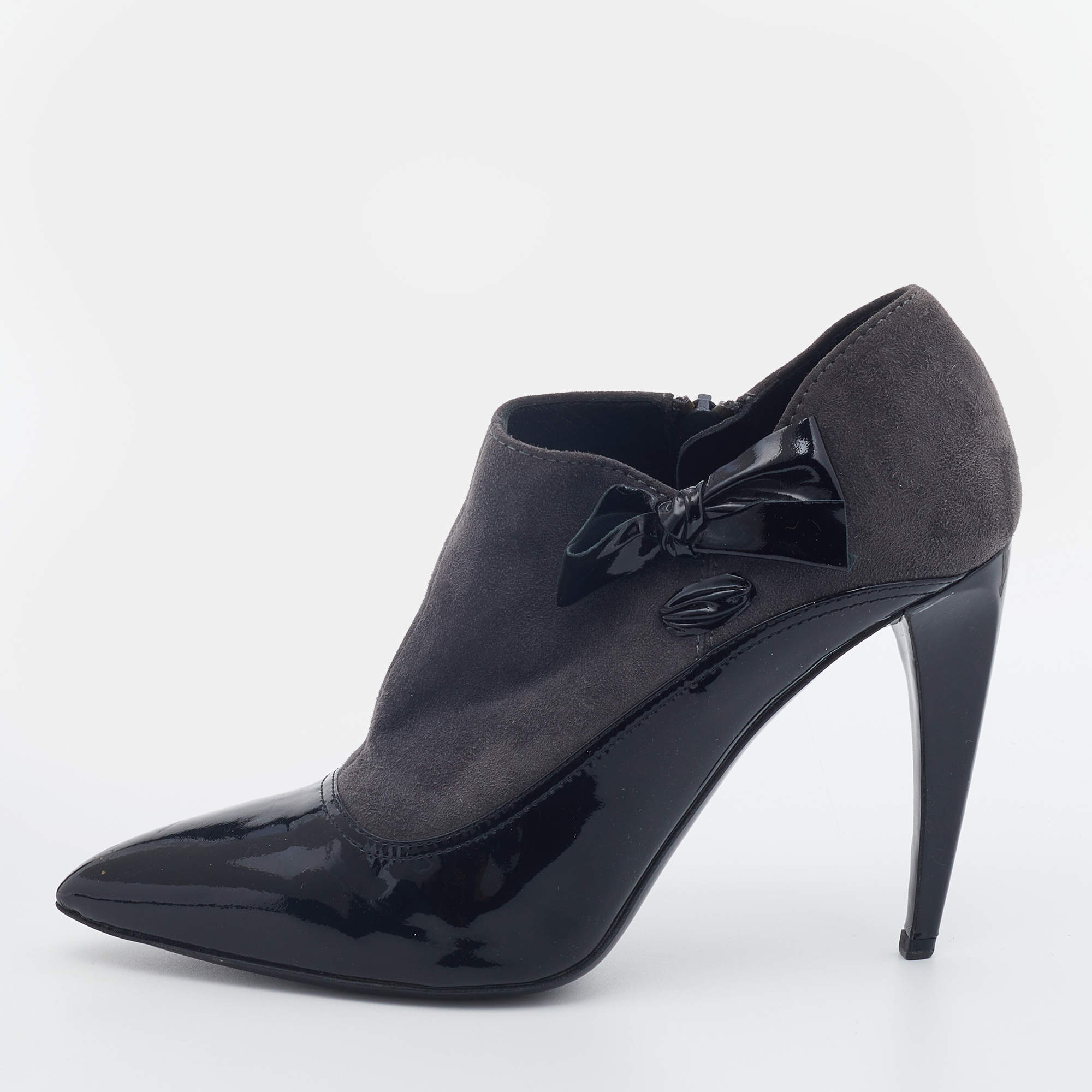 NEW MIU MIU BOW SUEDE SHOES - 38