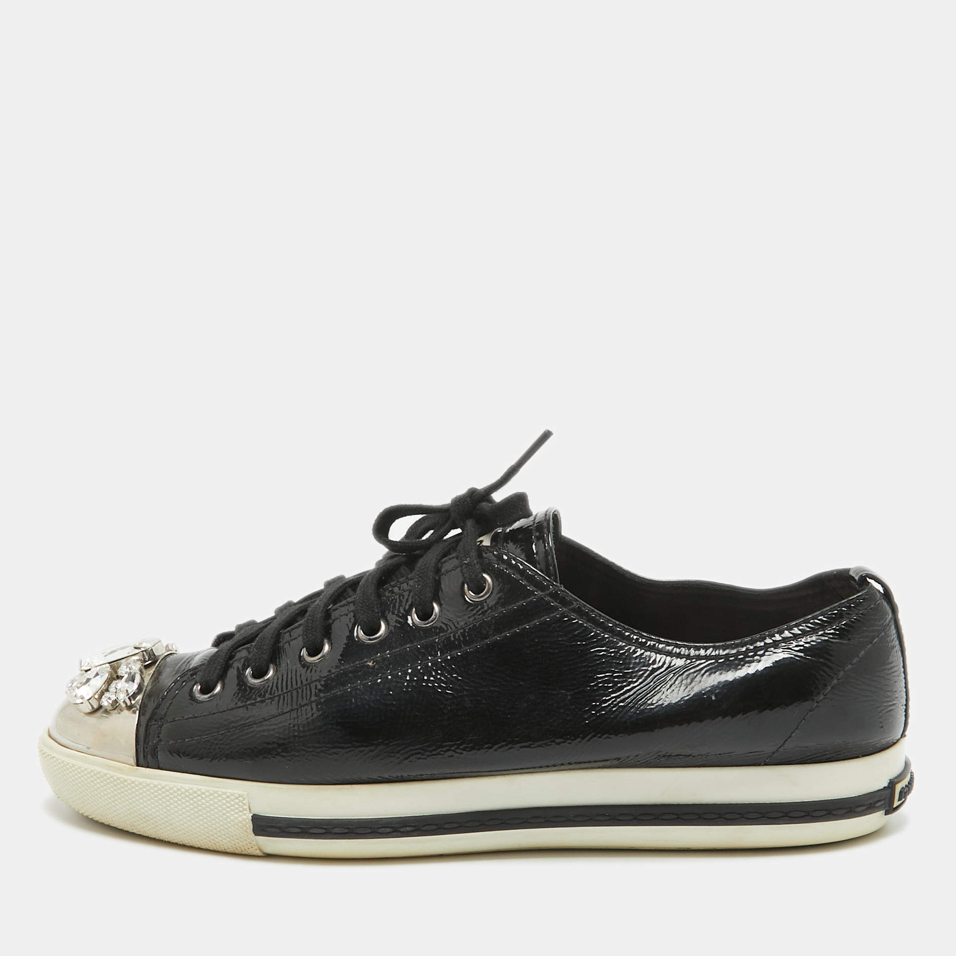 Miu miu black sneakers online