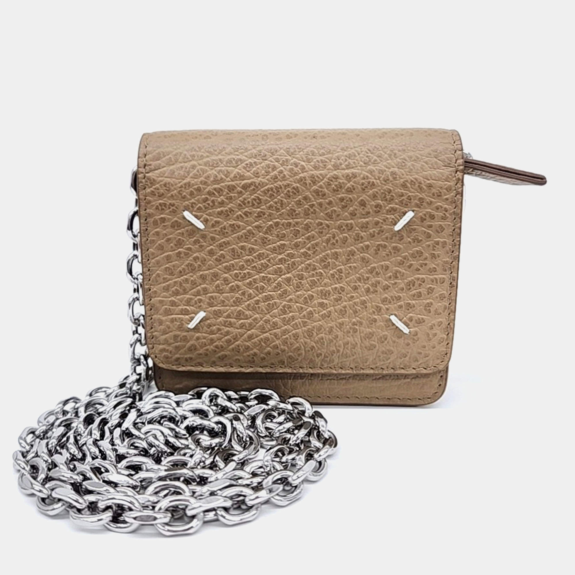 Pre Owned MM6 Maison Margiela Mini Chain Crossbody Bag