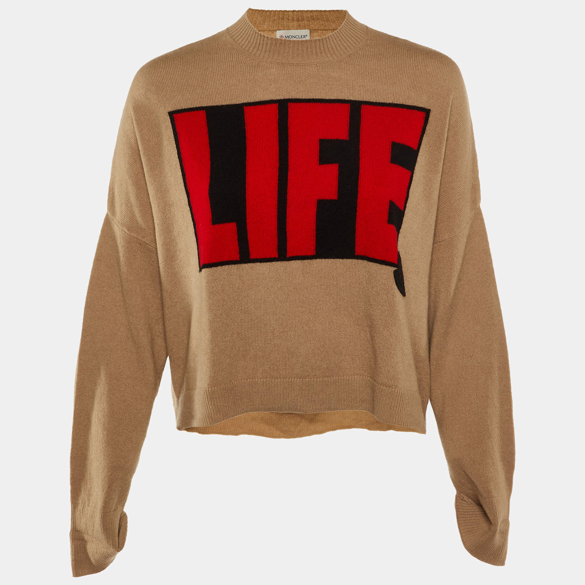 Moncler Brown Wool & Cashmere Jumper S