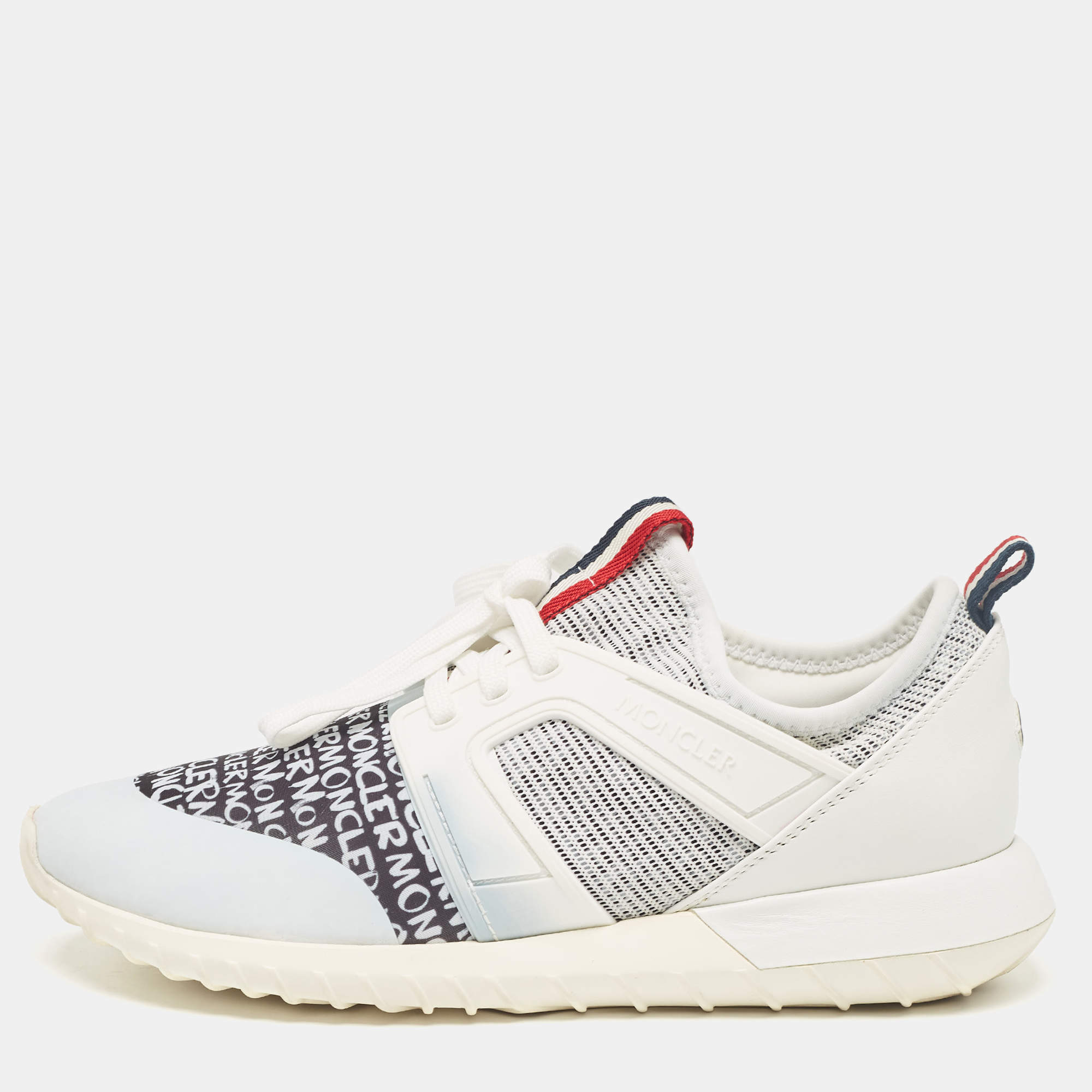 Moncler Multicolor Fabric and Rubber Meline Sneakers Size 39