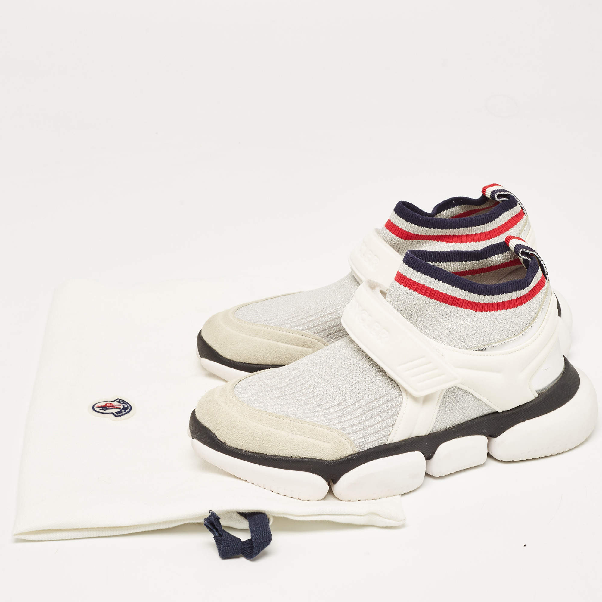 Moncler best sale neoprene trainers