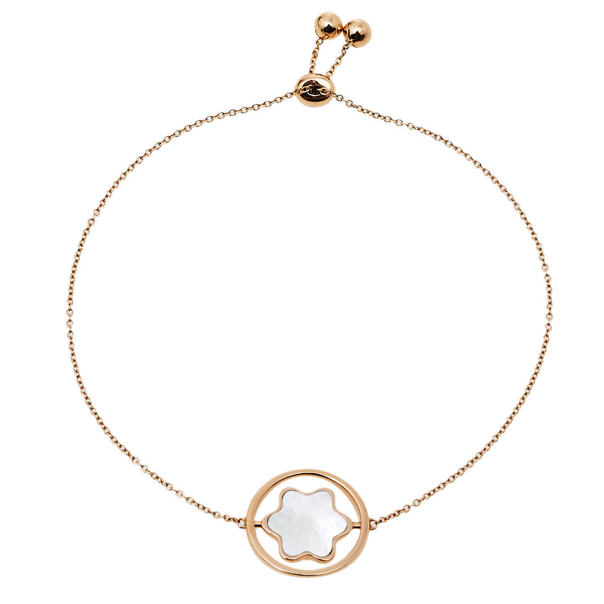 Montblanc Star Signet Mother of Pearl 18K Rose Gold Bracelet